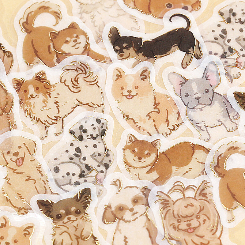 Stickers Flocons Chiens IPPAI