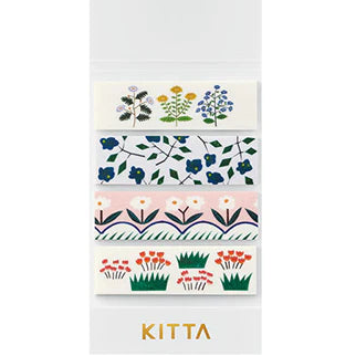 Kitta Pre-Cut Flower Masking Tape Booklet 5