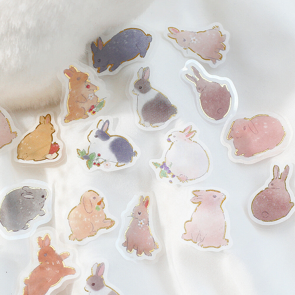 Stickers Flocons Lapins IPPAI
