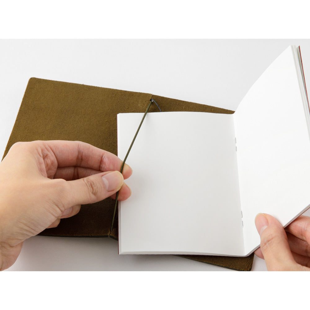 Traveler's Company Notebook Passeport Vert Olive - Kit de démarrage