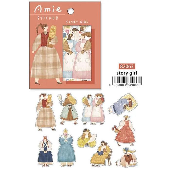 Stickers Amie Story Girl Mindwave