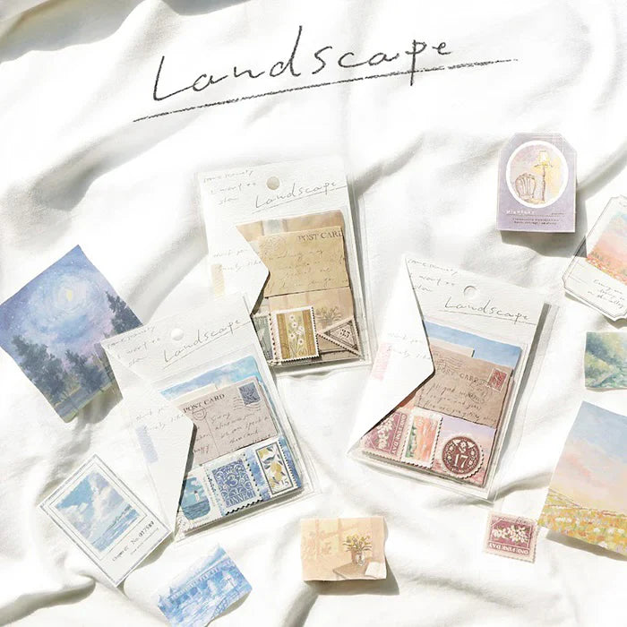 Landscape Stickers Flakes Nature