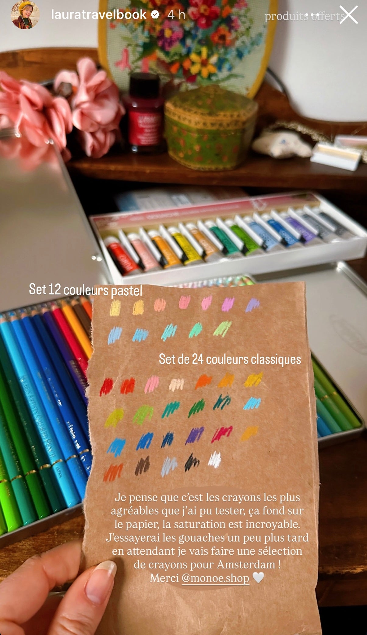 Holbein Pastel Colored Pencil Set of 12