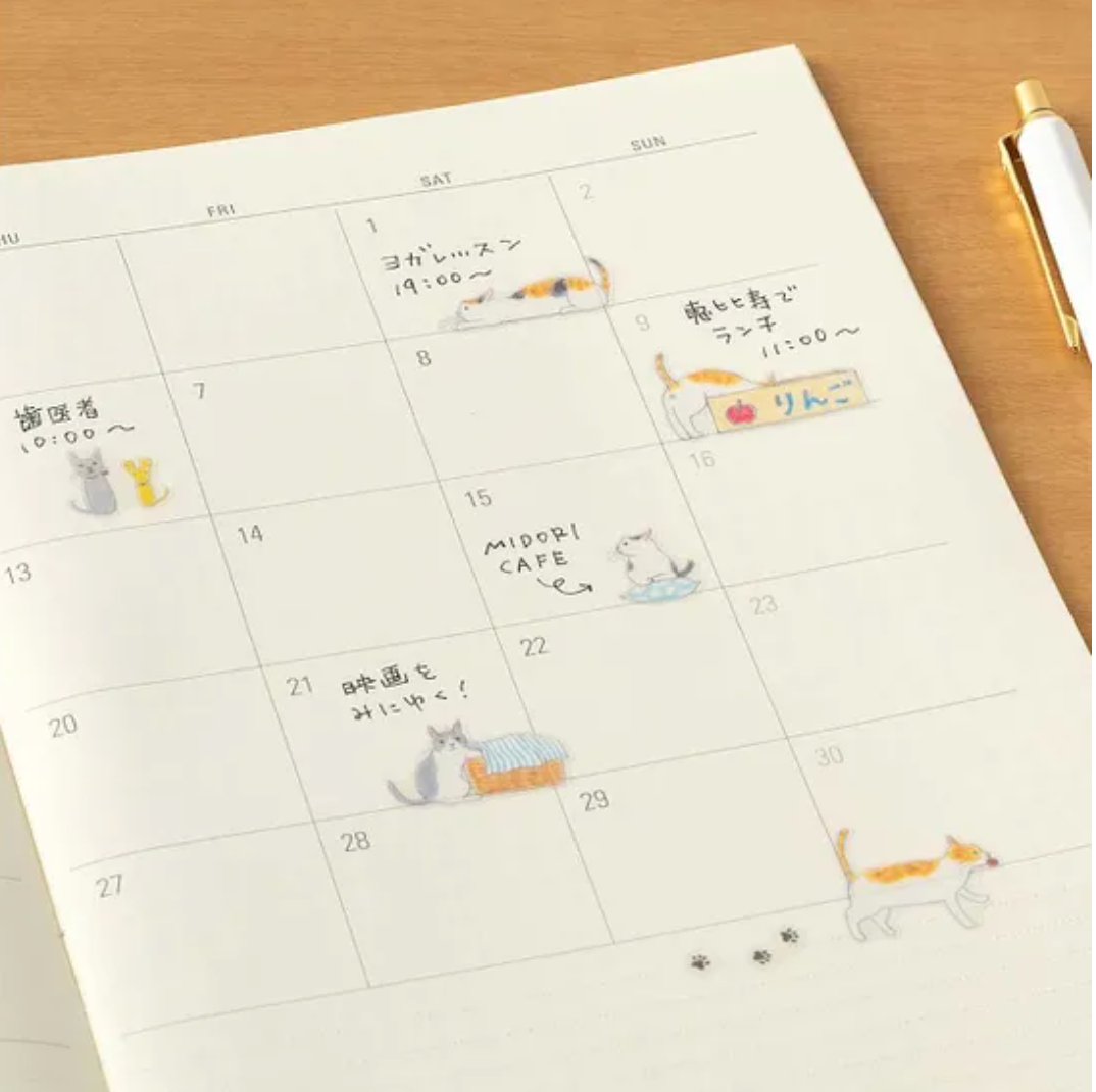 Midori Cats Stickers