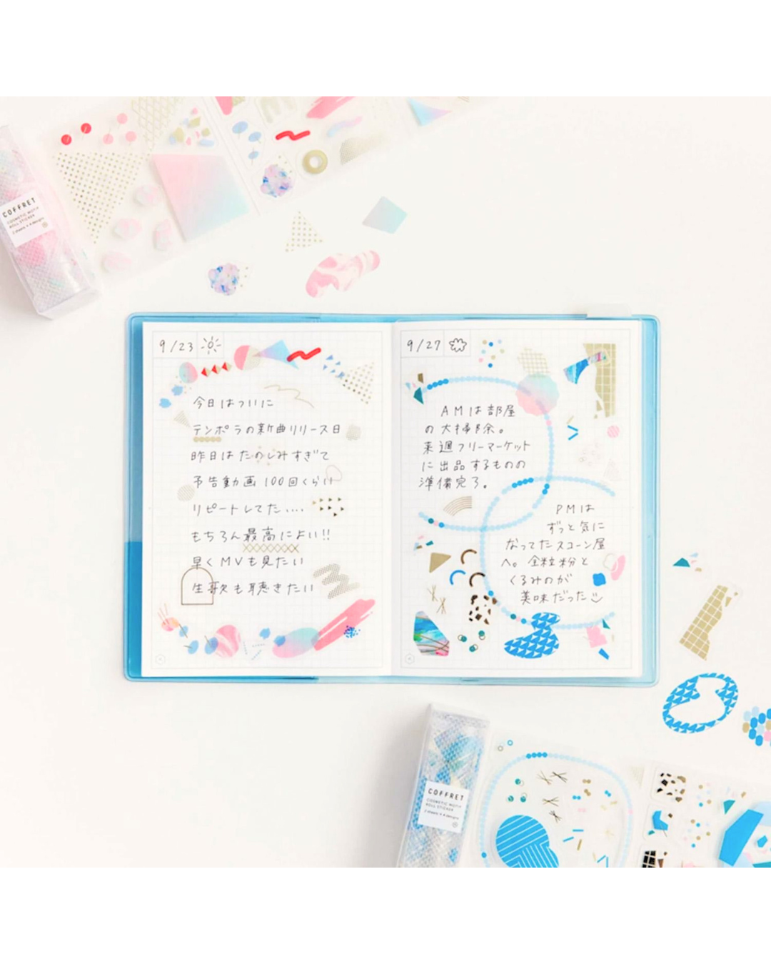 Coffret Roll Stickers Lilac Pink · King Jim