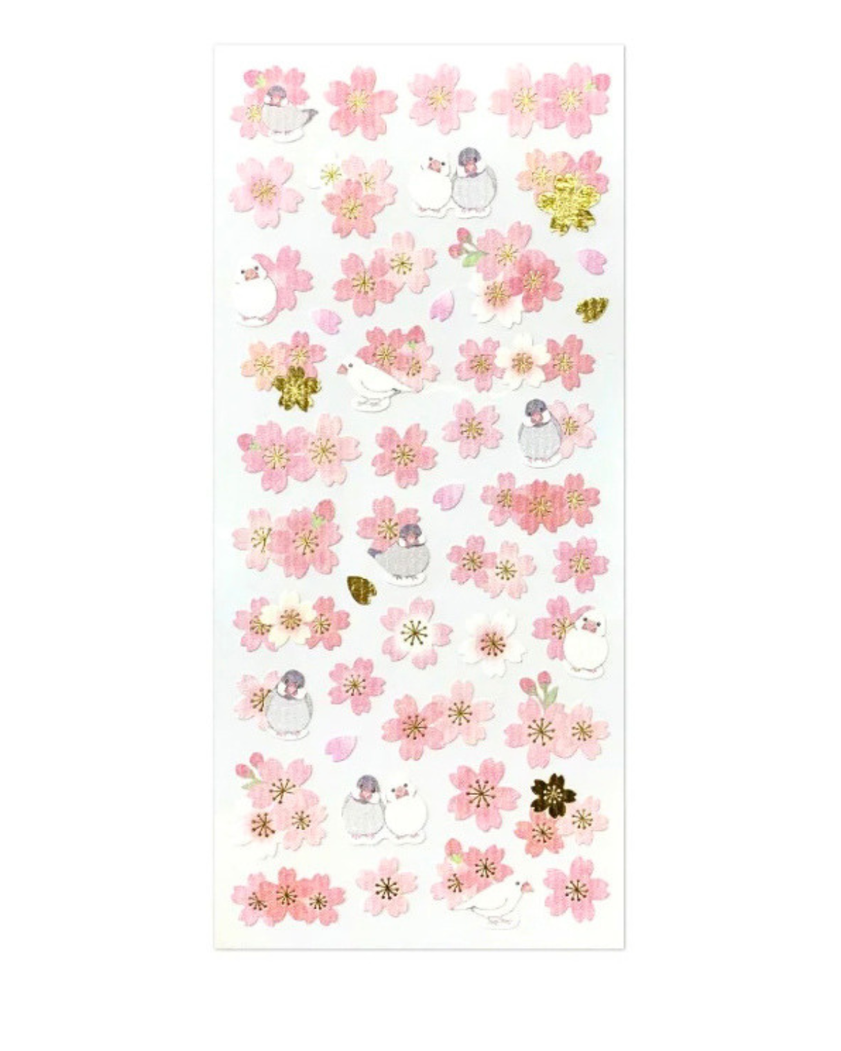 Sakura and Bird Stickers