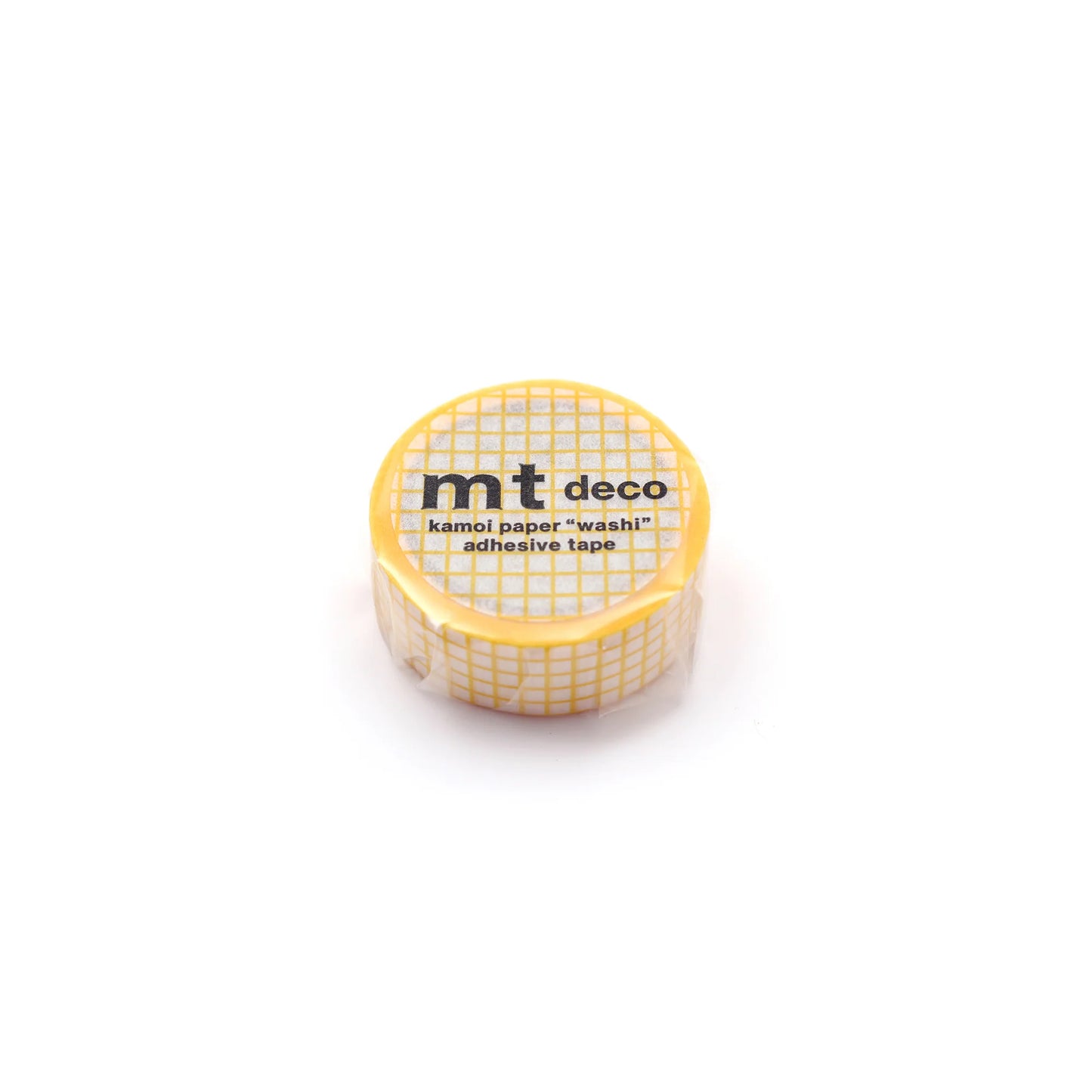 Masking Tape Quadrillé Jaune