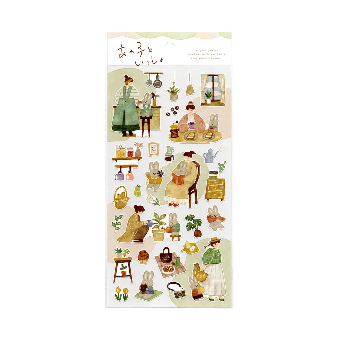 Stickers Anoko to Issho Lapins Mindwave