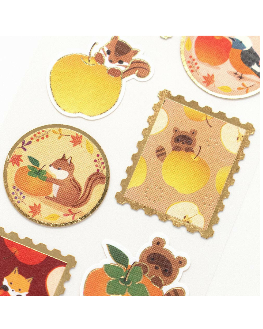 Stickers Washi Automne Harvest Gold Foil – NB Co.