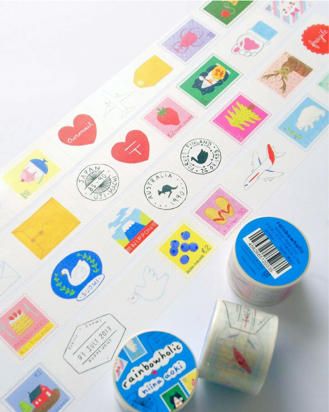 Masking Tape Airmail – Rainbowholic × Niina Aoki