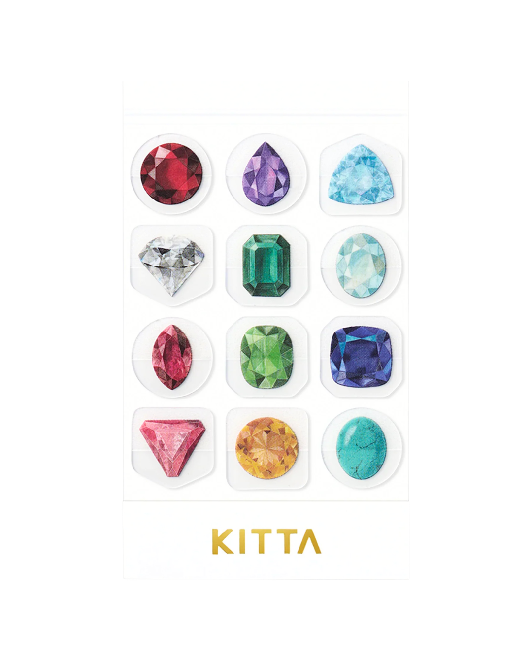 Carnet de Stickers Kitta Clear Pierres de Naissance – King Jim