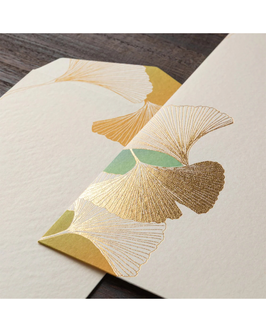 Enveloppes Ginkgo Mai Icho – Midori