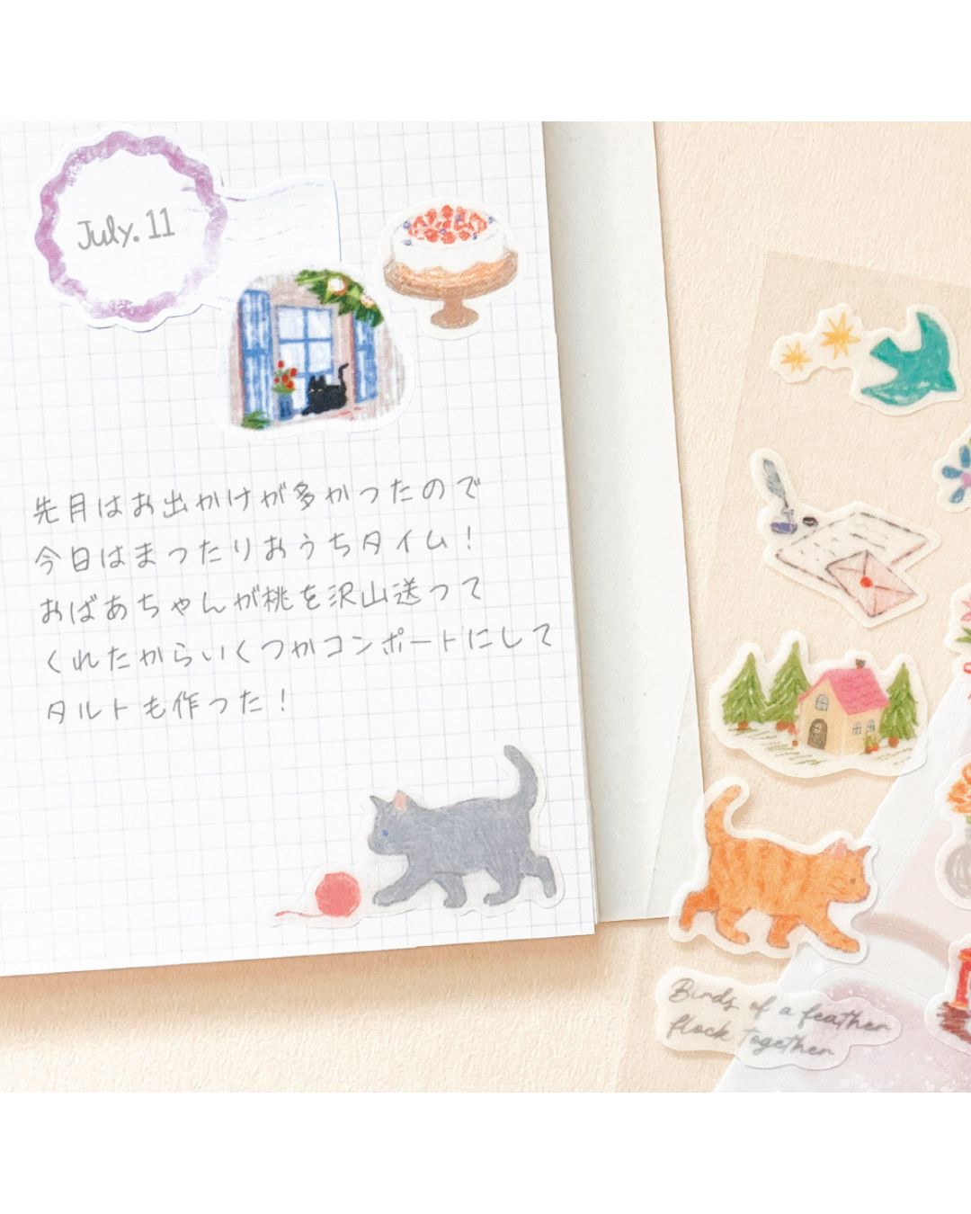 Stickers Deco Time Chats – NB Co.
