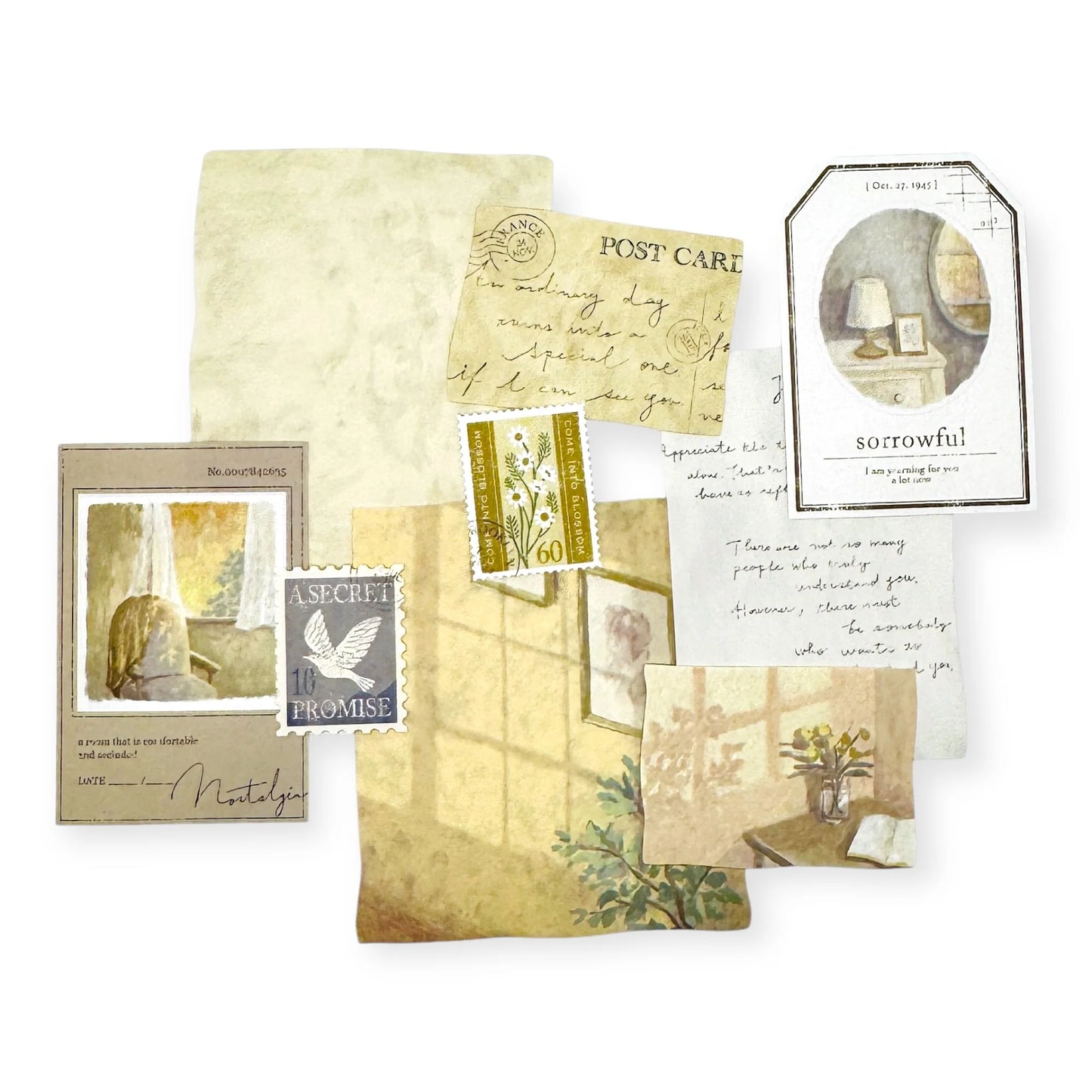 Landscape Stickers Flakes Lumières