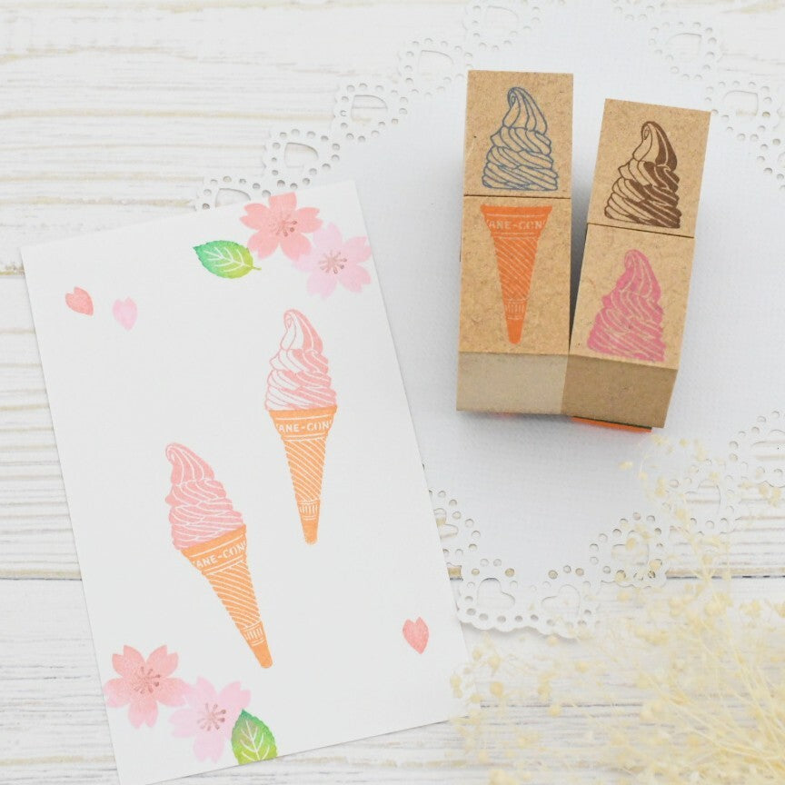 Soft Ice Cream stamp (3 stamps)