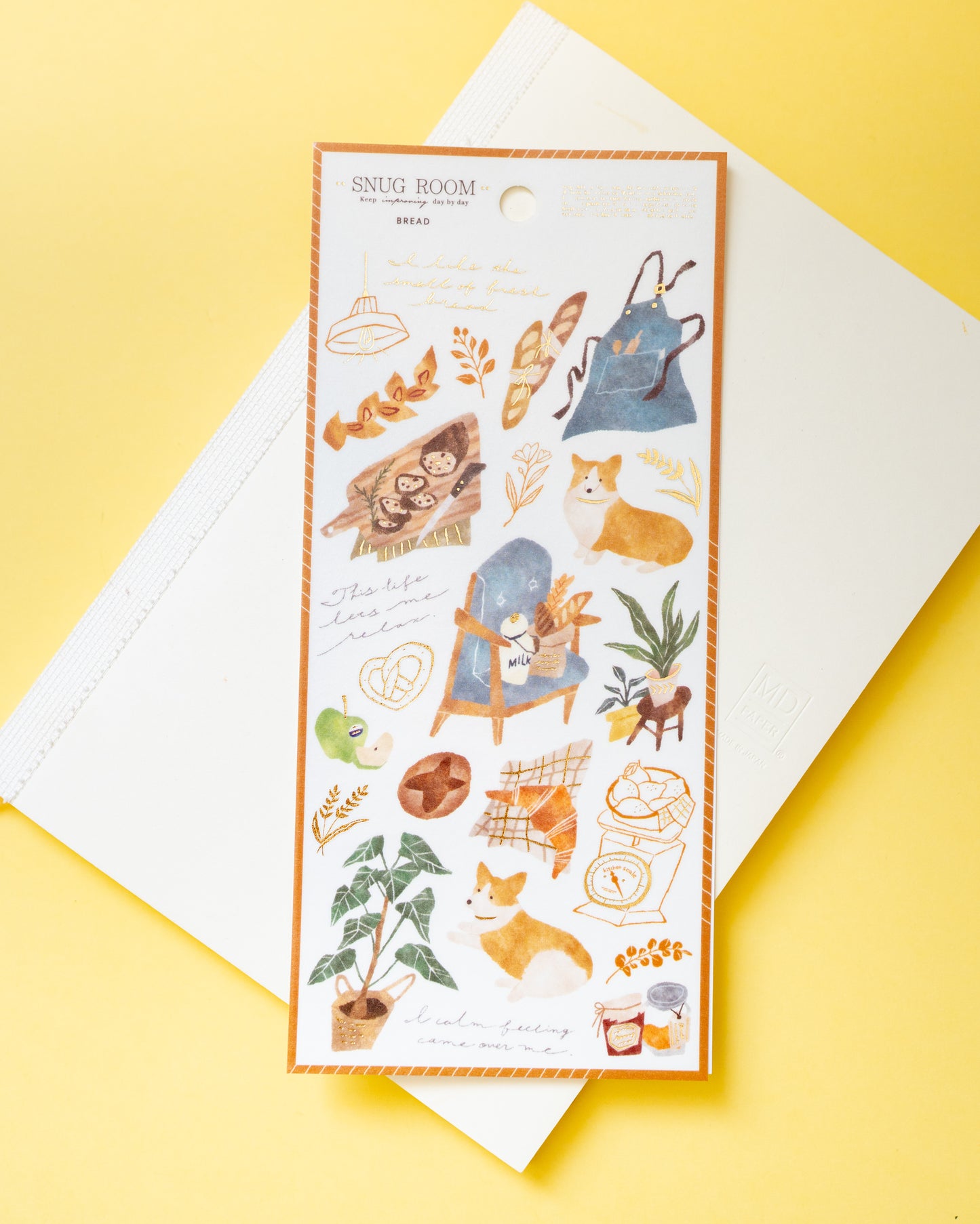 Stickers Chiens et Baguettes Snug Room