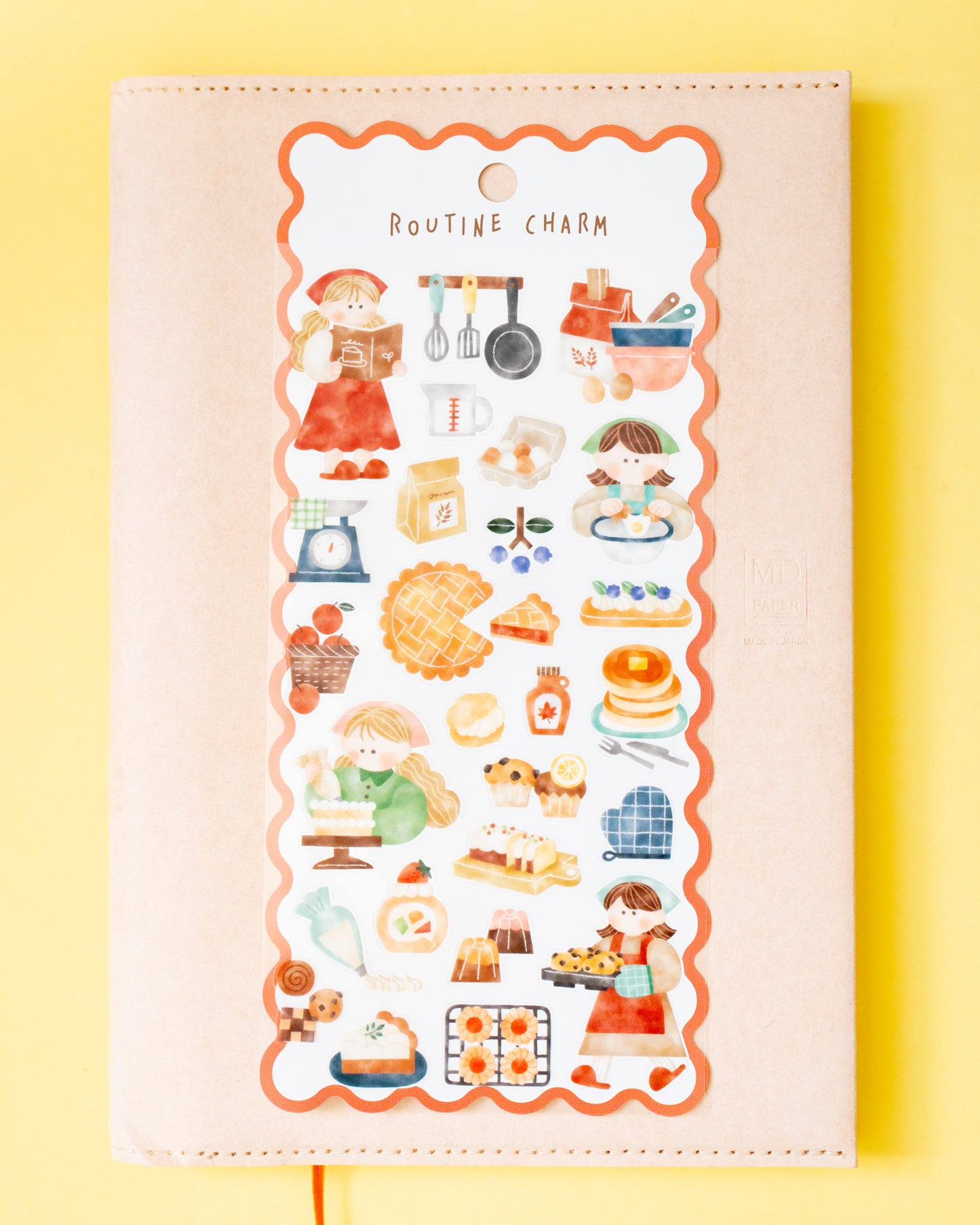 Stickers Routine Charm Cuisine