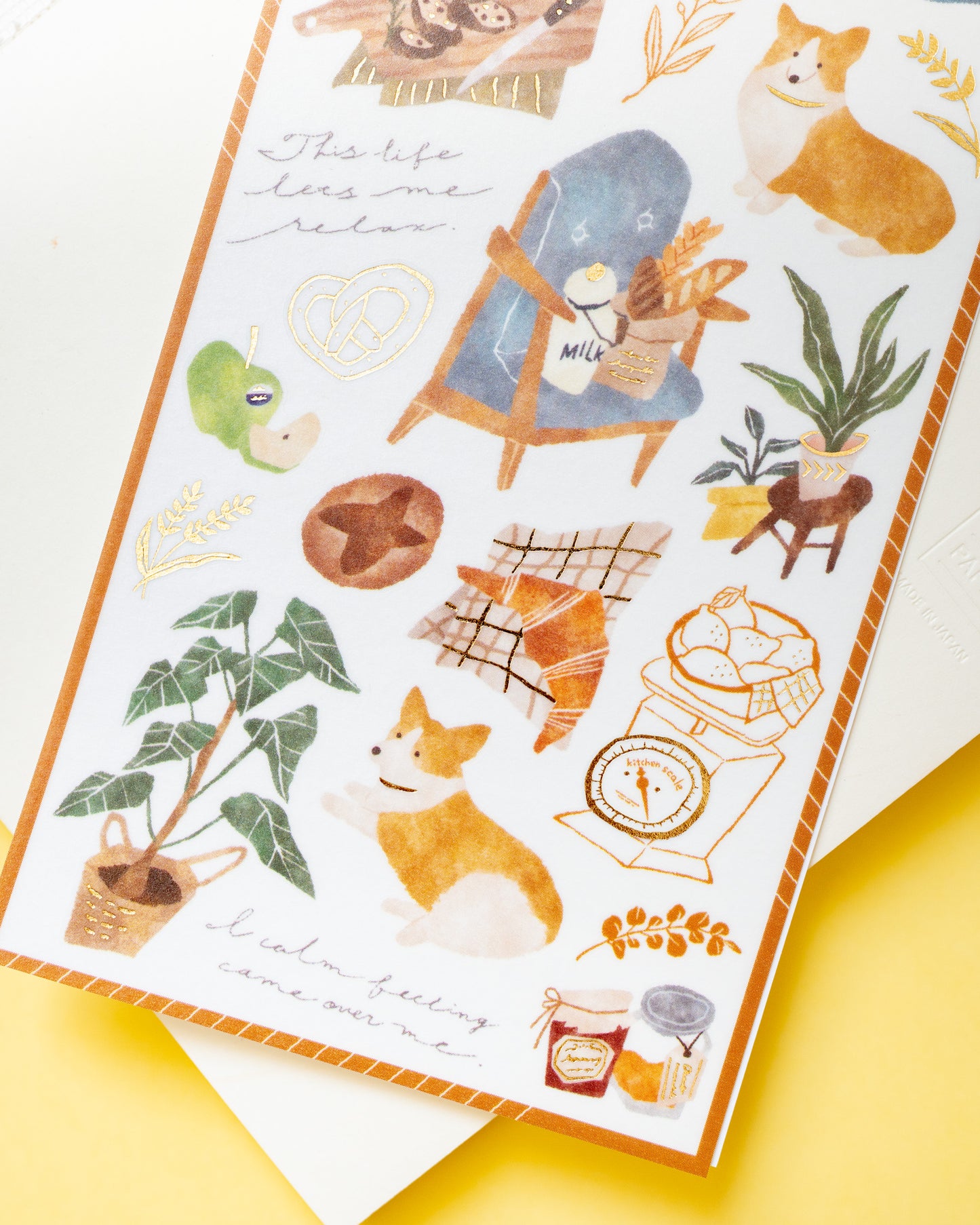 Stickers Chiens et Baguettes Snug Room