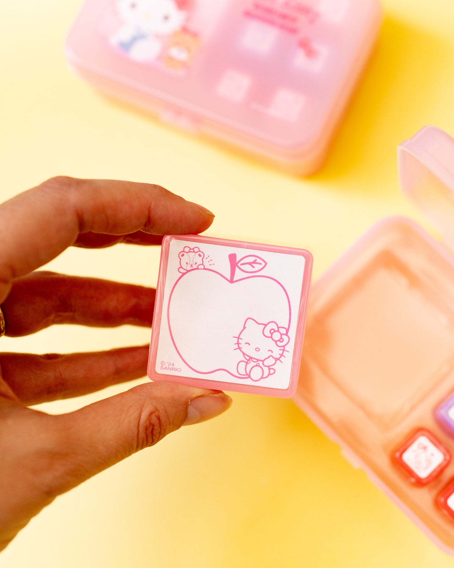 Hello Kitty Decorative Stamps and Storage Box