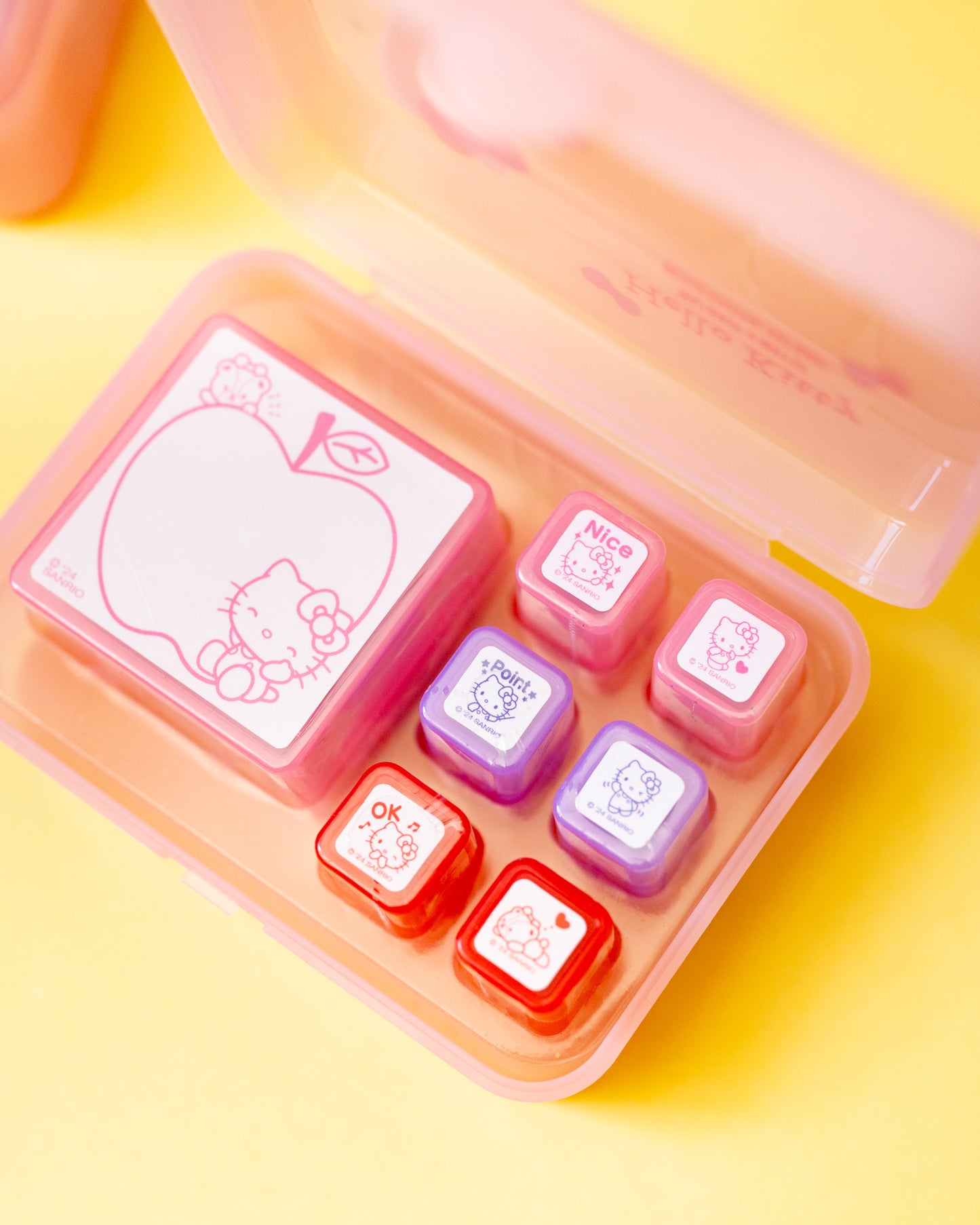 Hello Kitty Decorative Stamps and Storage Box