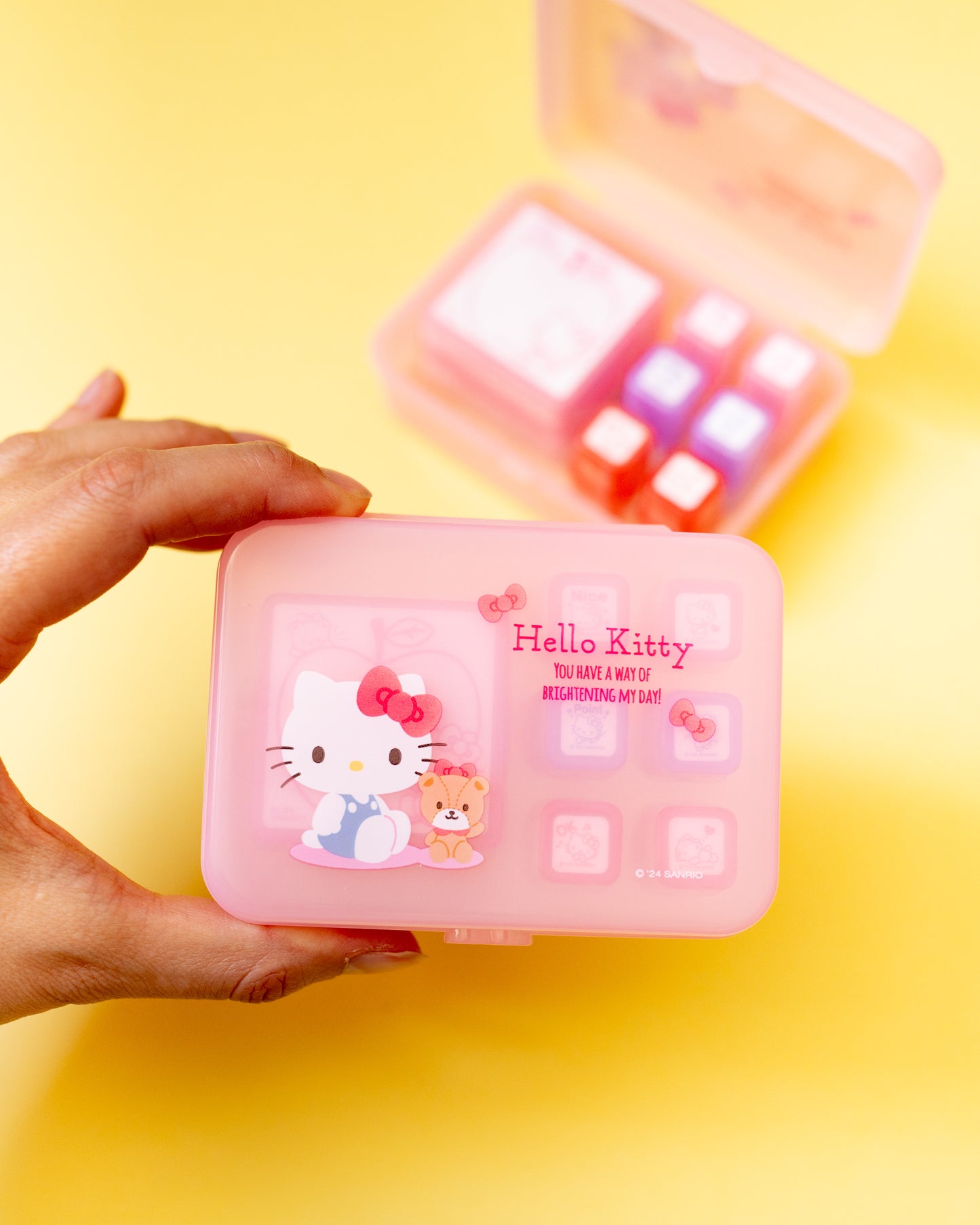 Hello Kitty Decorative Stamps and Storage Box