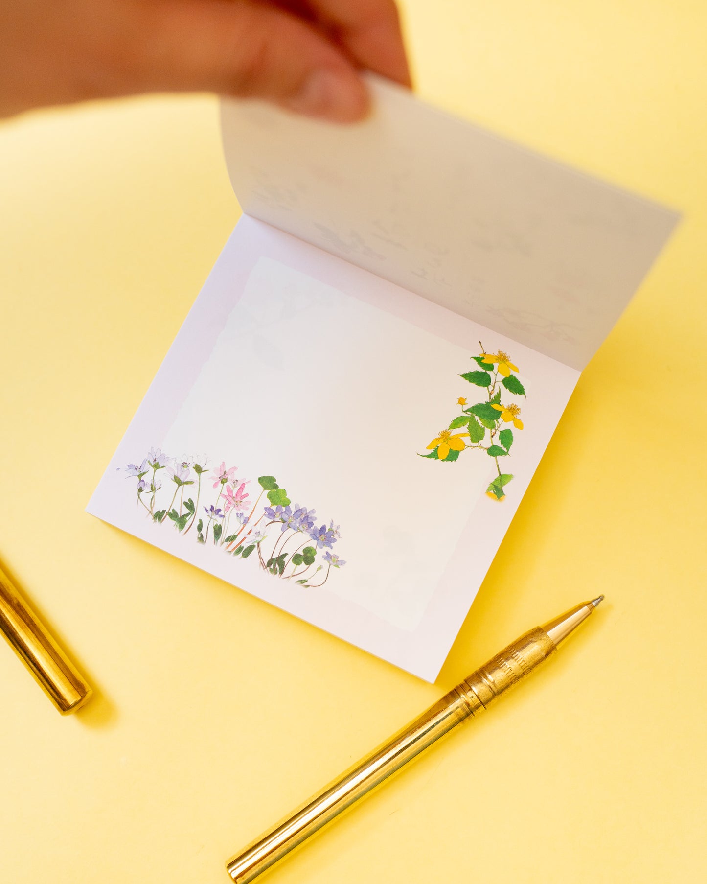 Bloc-notes Yasuo Toyama Fleurs de saison