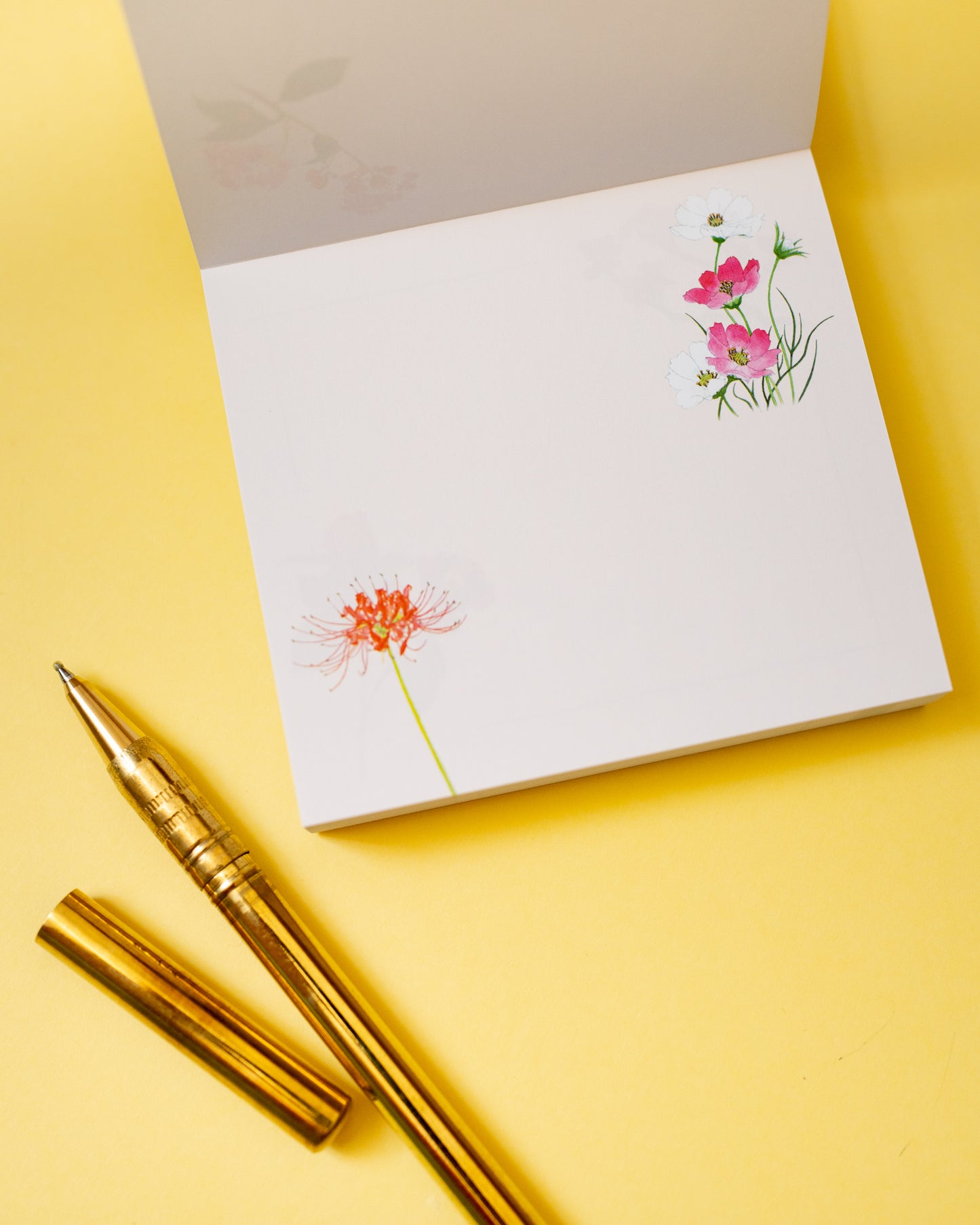 Bloc-notes Yasuo Toyama Fleurs de saison