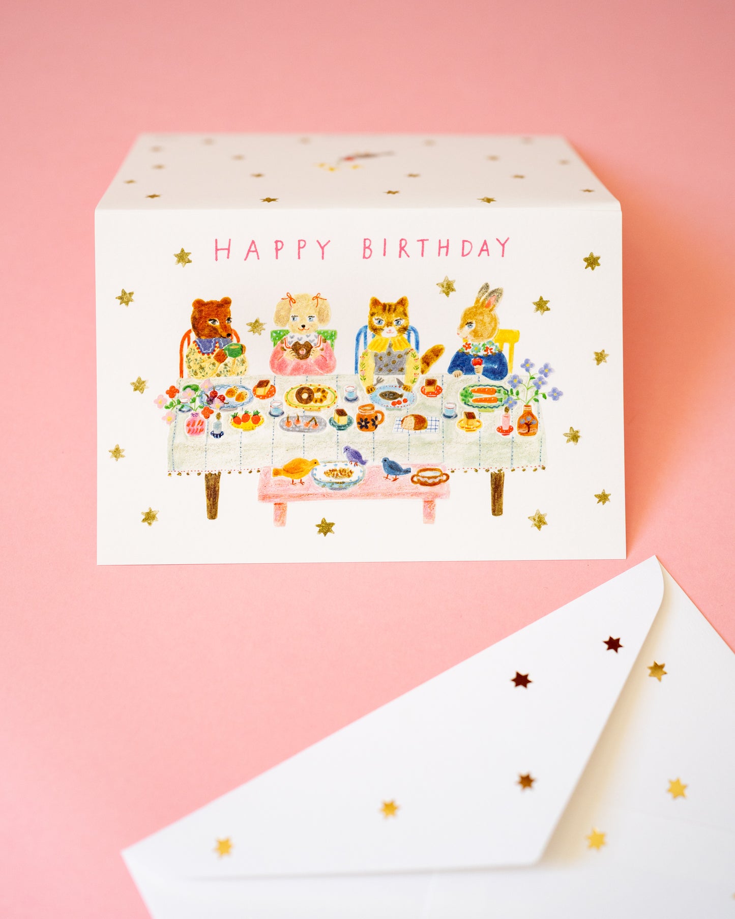 Carte d’anniversaire Aiko Fukawa Fête des animaux