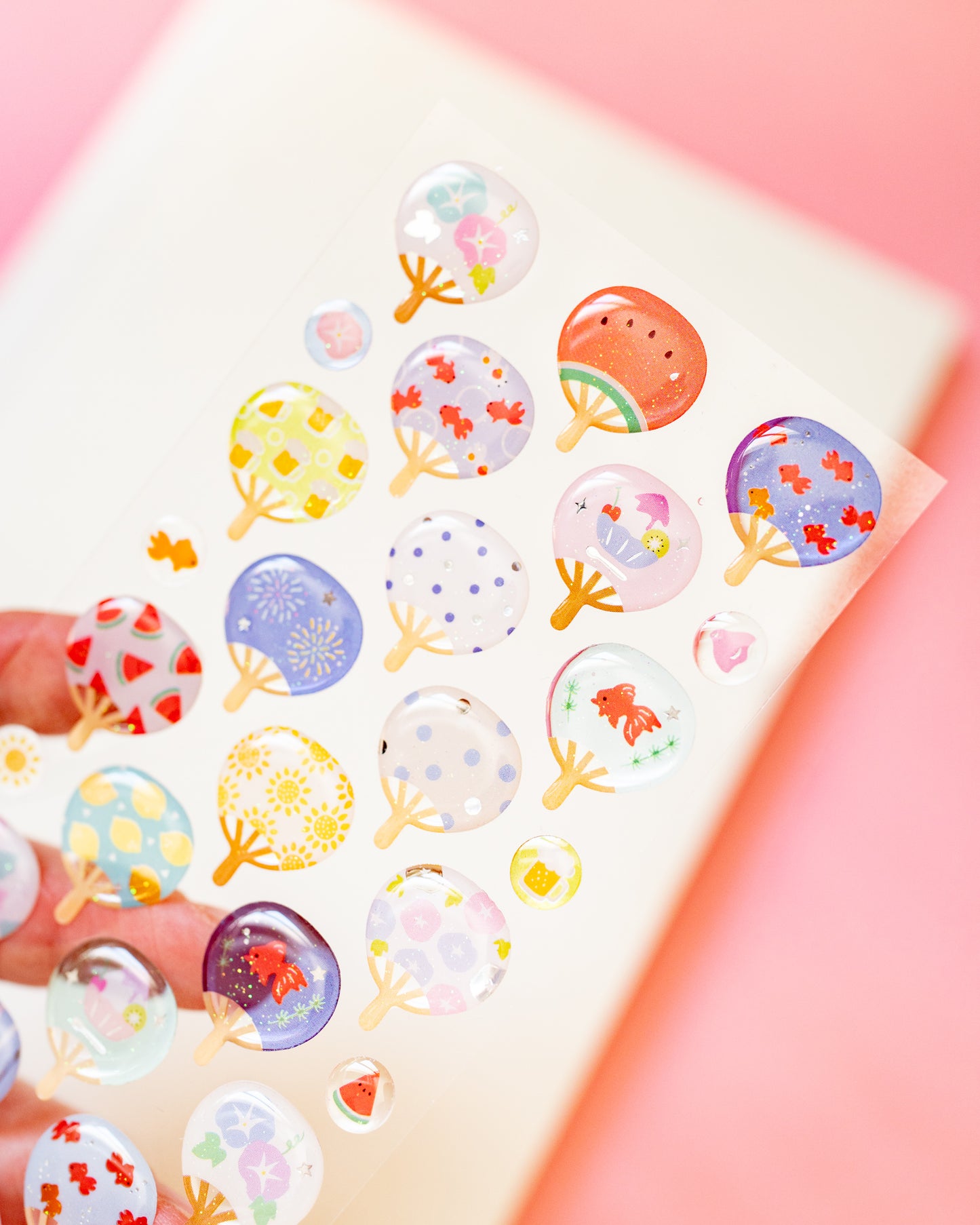 Stickers Éventails Uchiwa