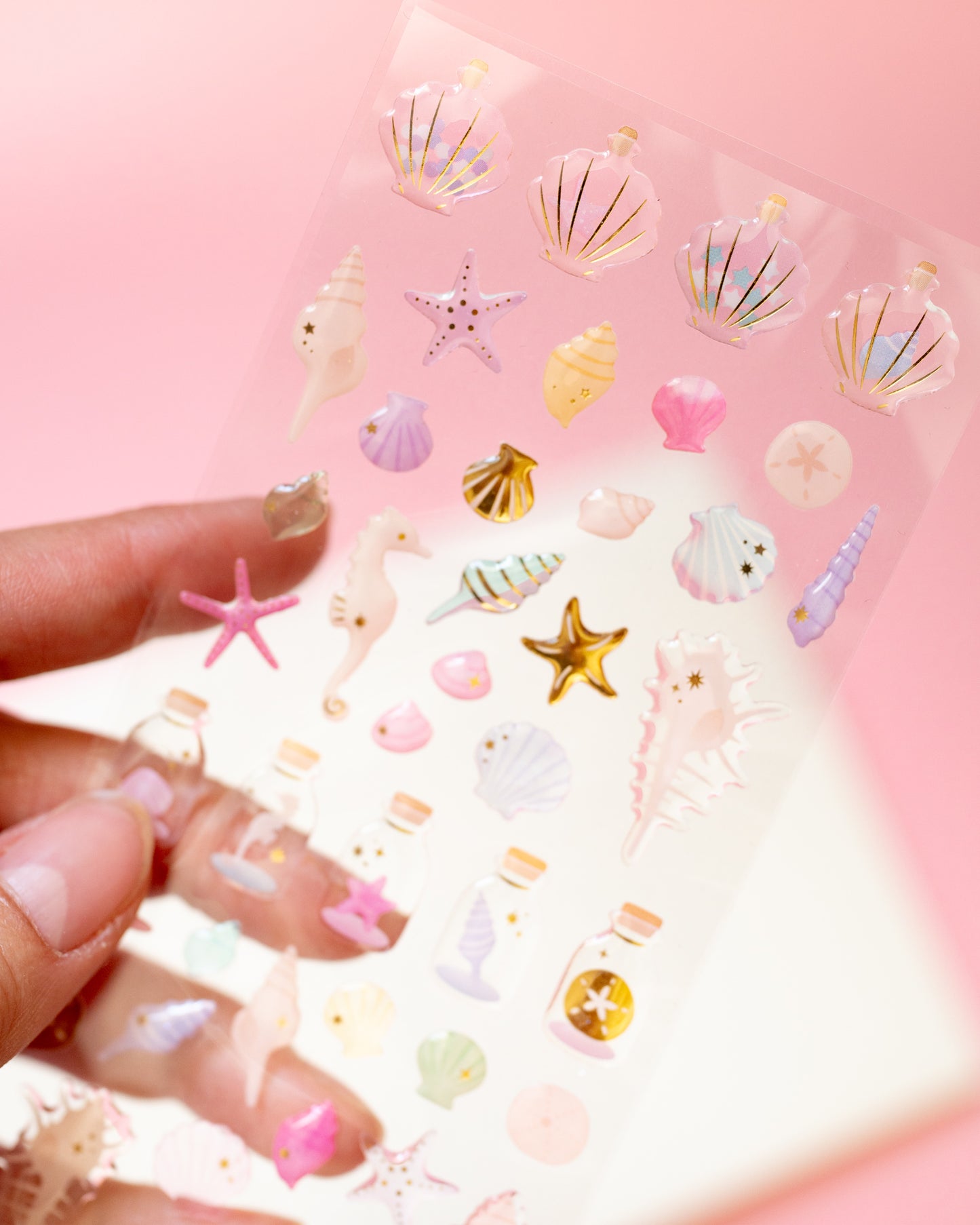 Stickers Coquillages Scintillants