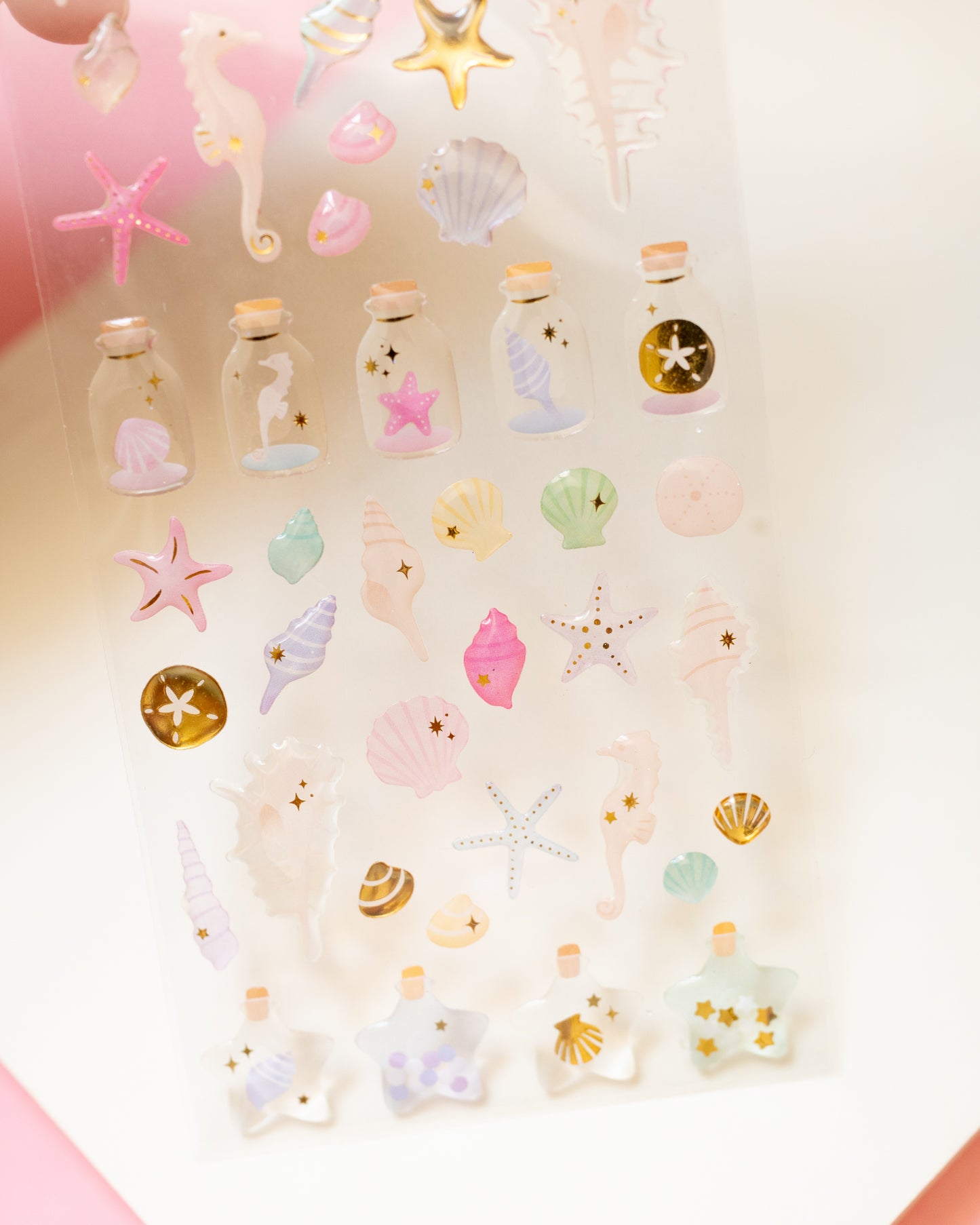 Stickers Coquillages Scintillants