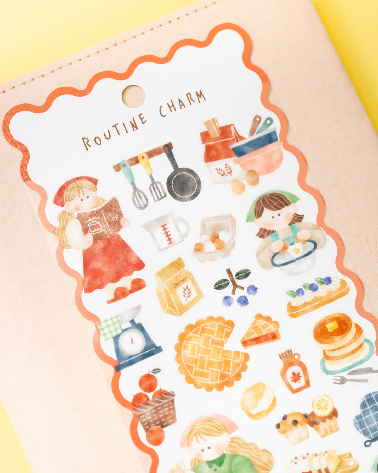 Stickers Routine Charm Cuisine