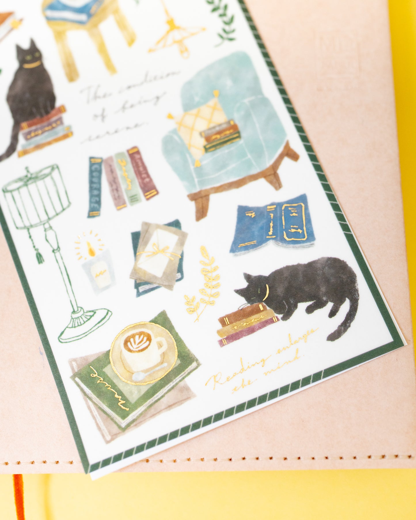 Stickers Chats et Livres Snug Room