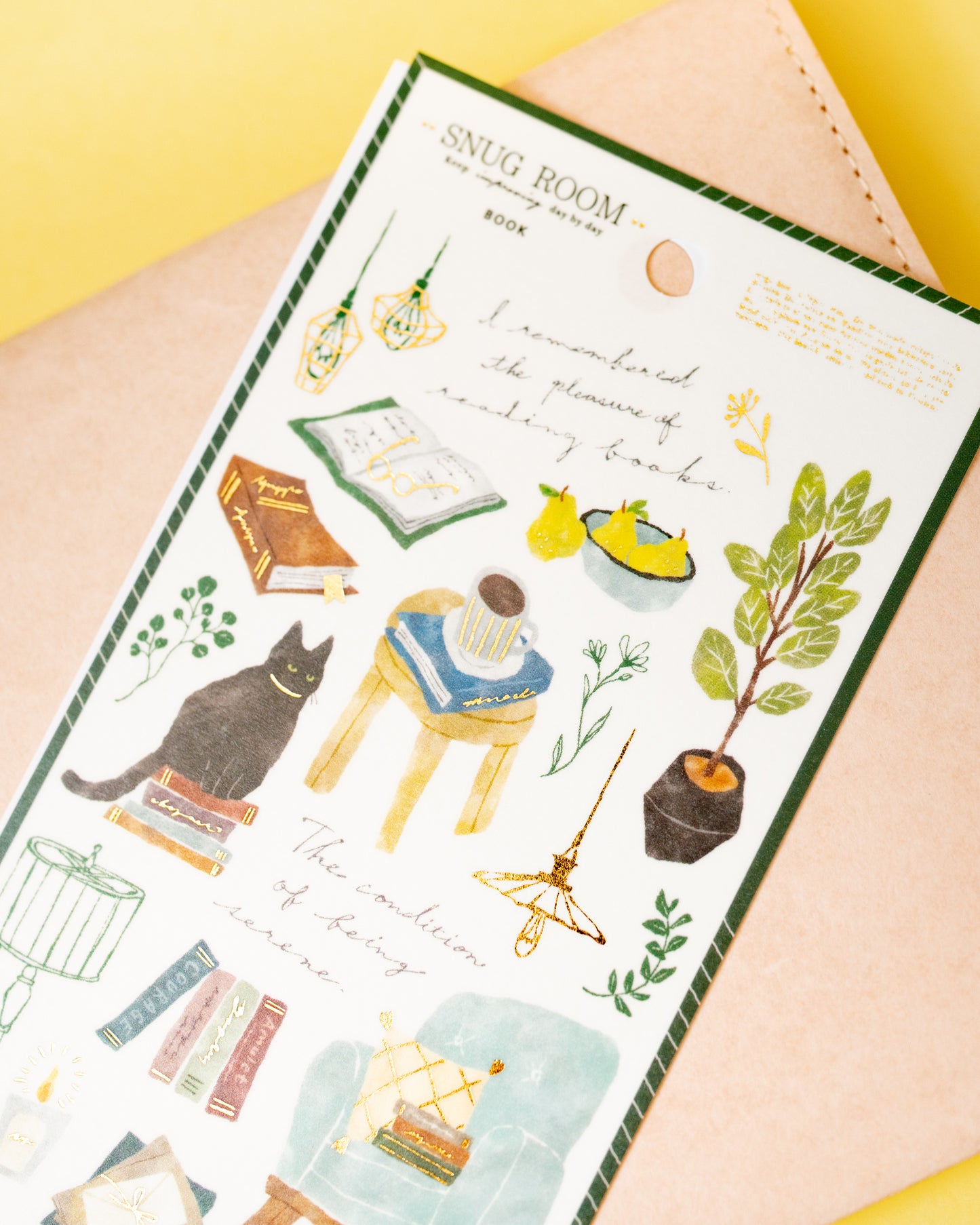 Stickers Chats et Livres Snug Room