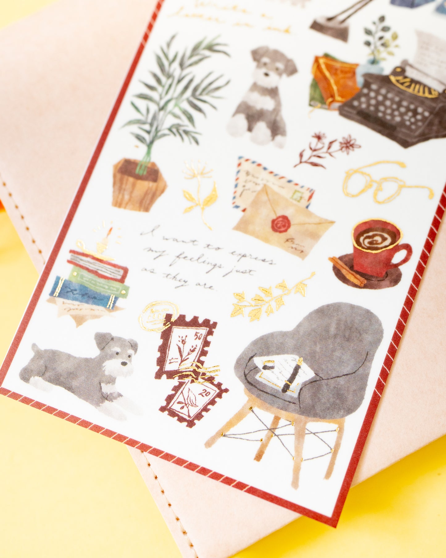 Stickers Chiens et Courrier Snug Room
