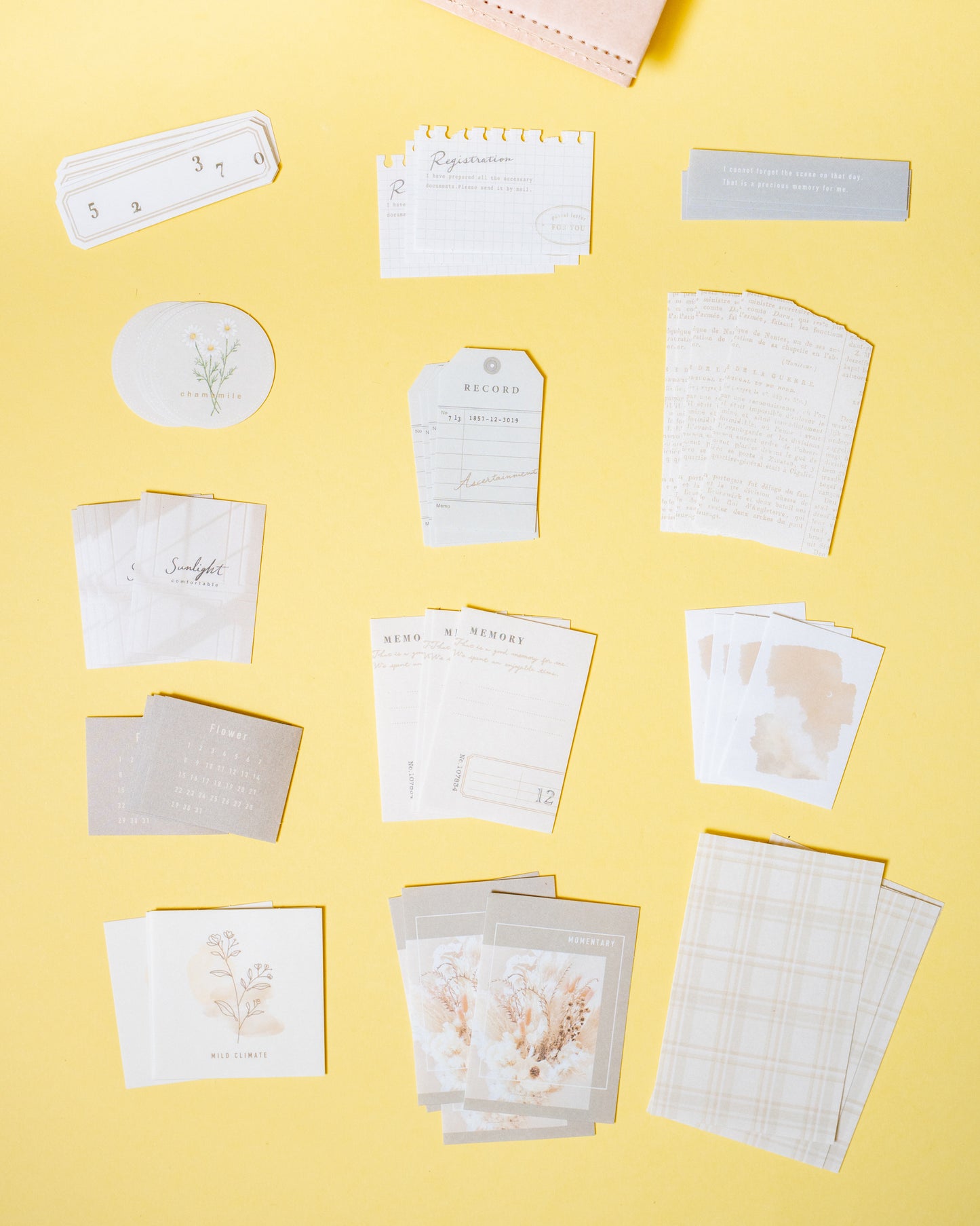 Stickers Paper Bundle Ivory Mindwave