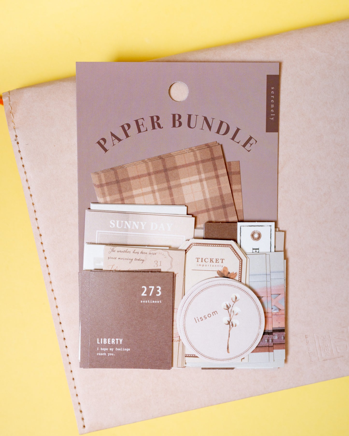 Stickers Paper Bundle Brown Mindwave