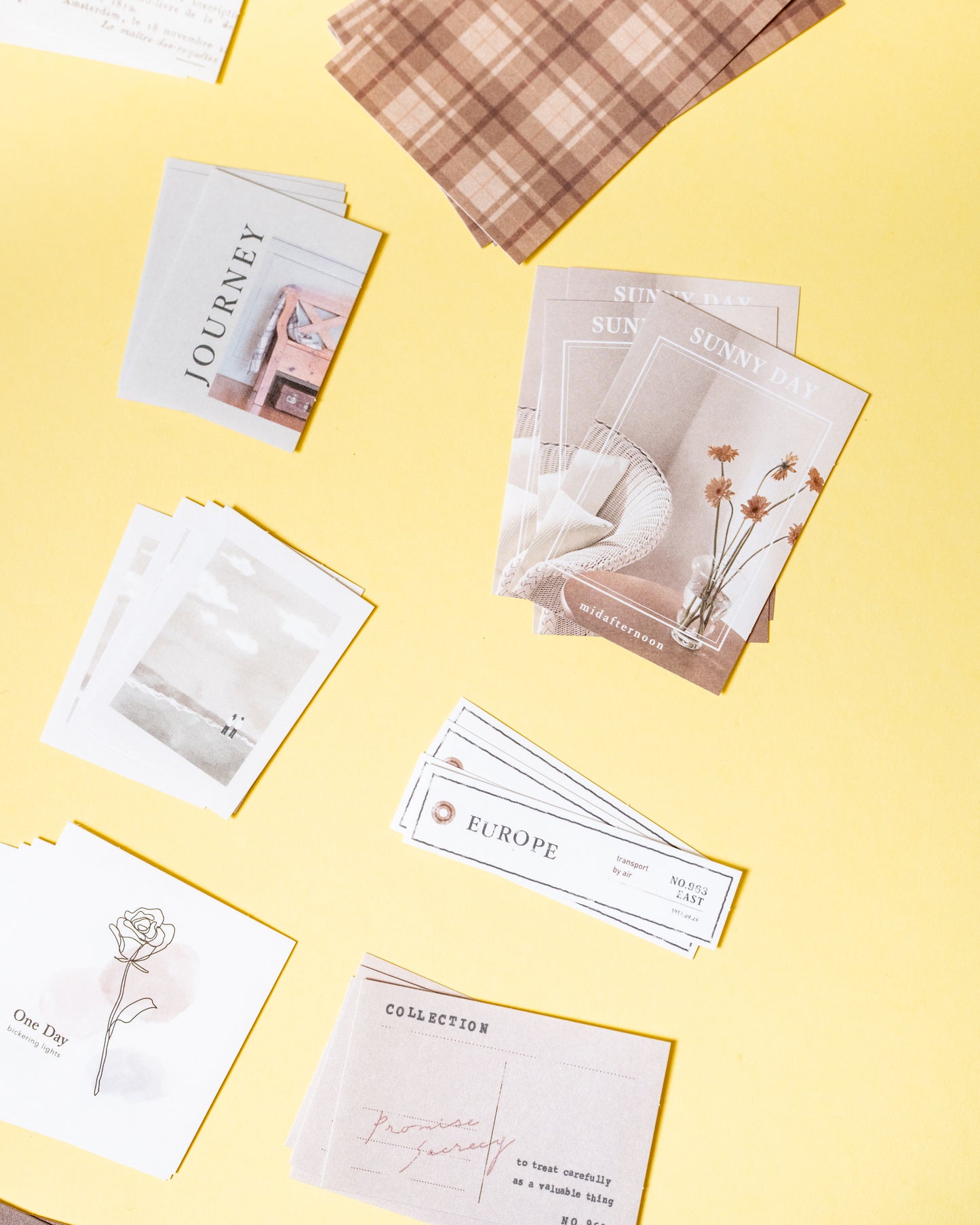 Stickers Paper Bundle Brown Mindwave