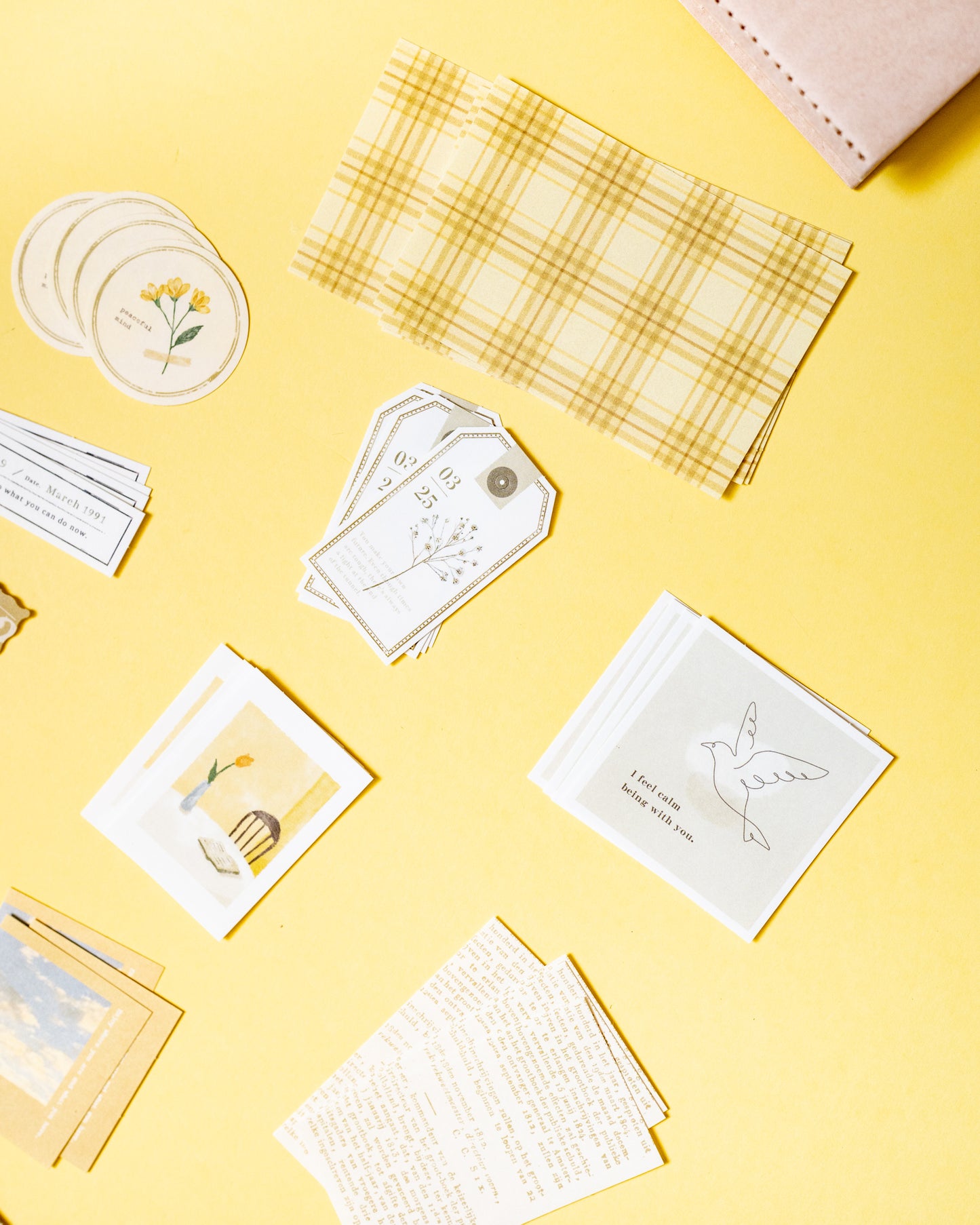 Stickers Paper Bundle Yellow Mindwave