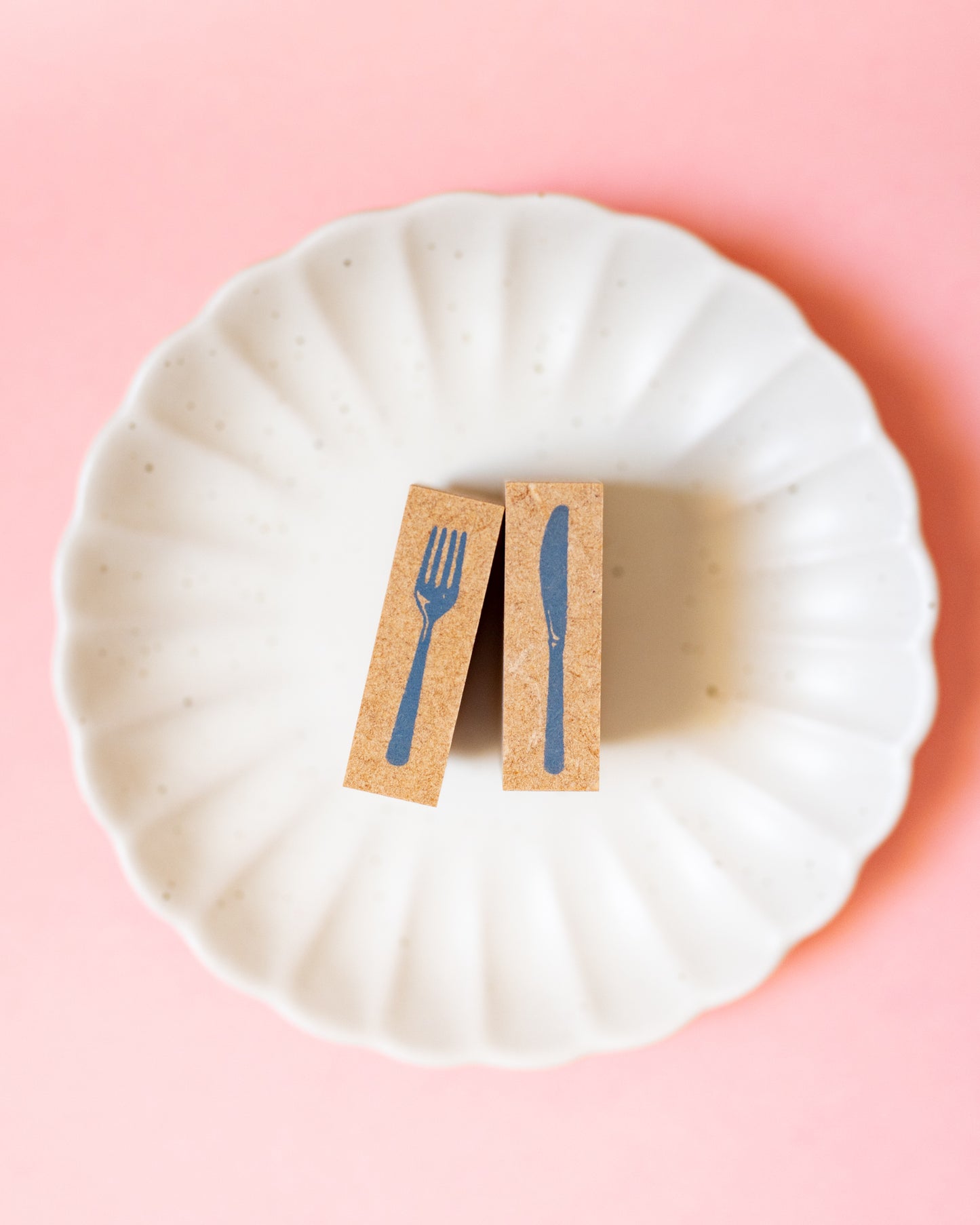 Tampons Fourchette et Couteau (2 tampons)