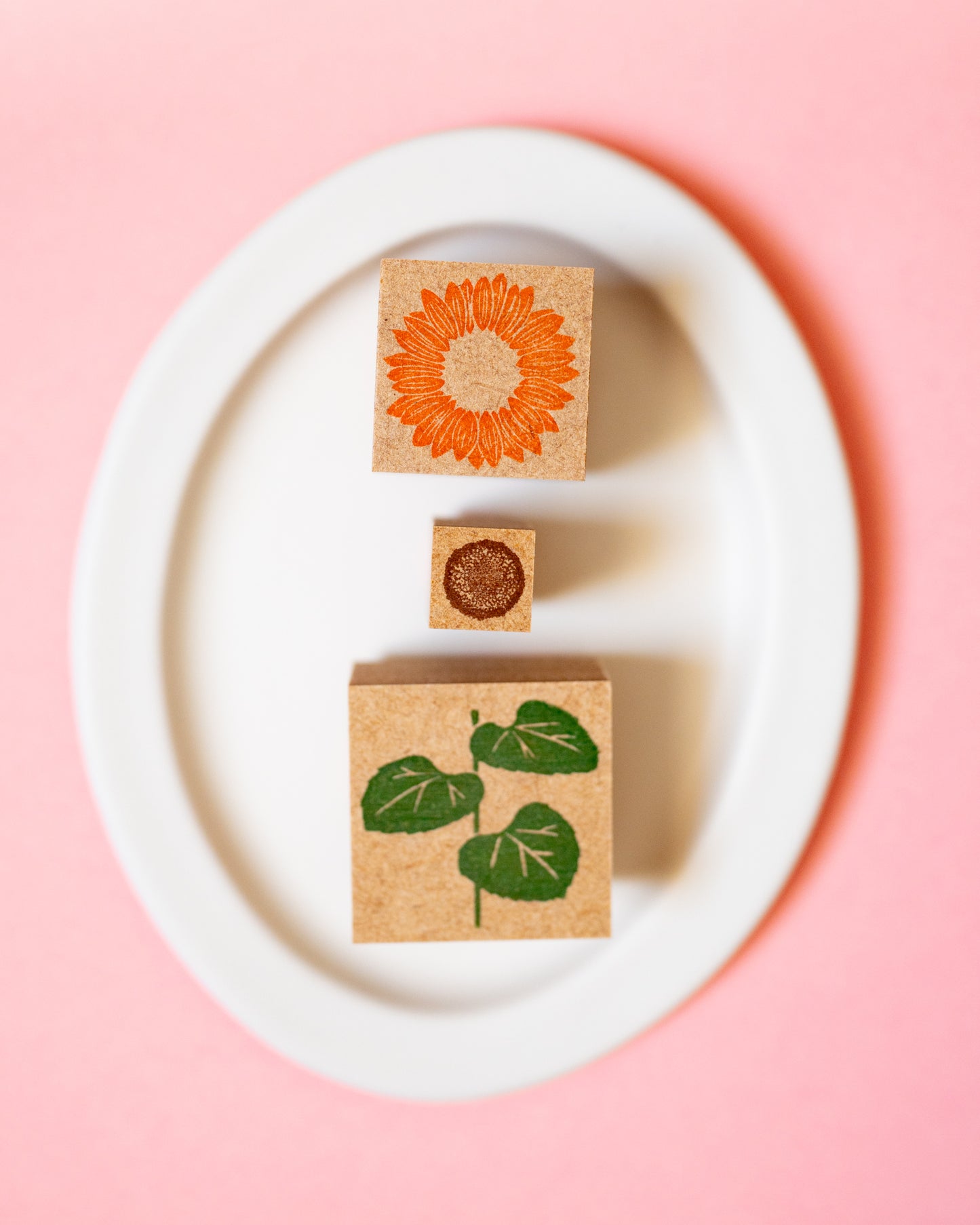 Tampons Fleur de Tournesol (3 tampons)