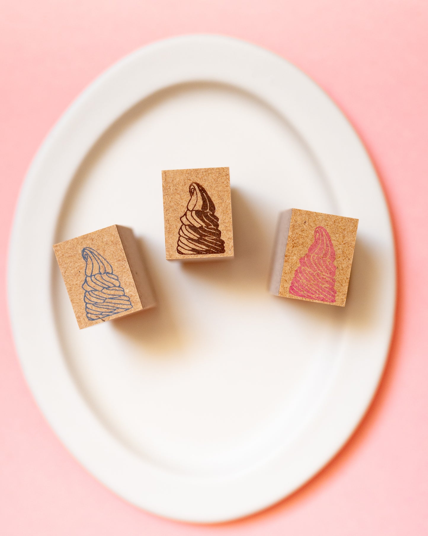 Soft Ice Cream stamp (3 stamps)