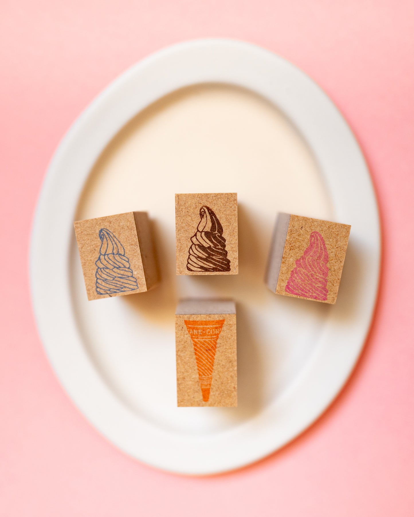 Soft Ice Cream stamp (3 stamps)