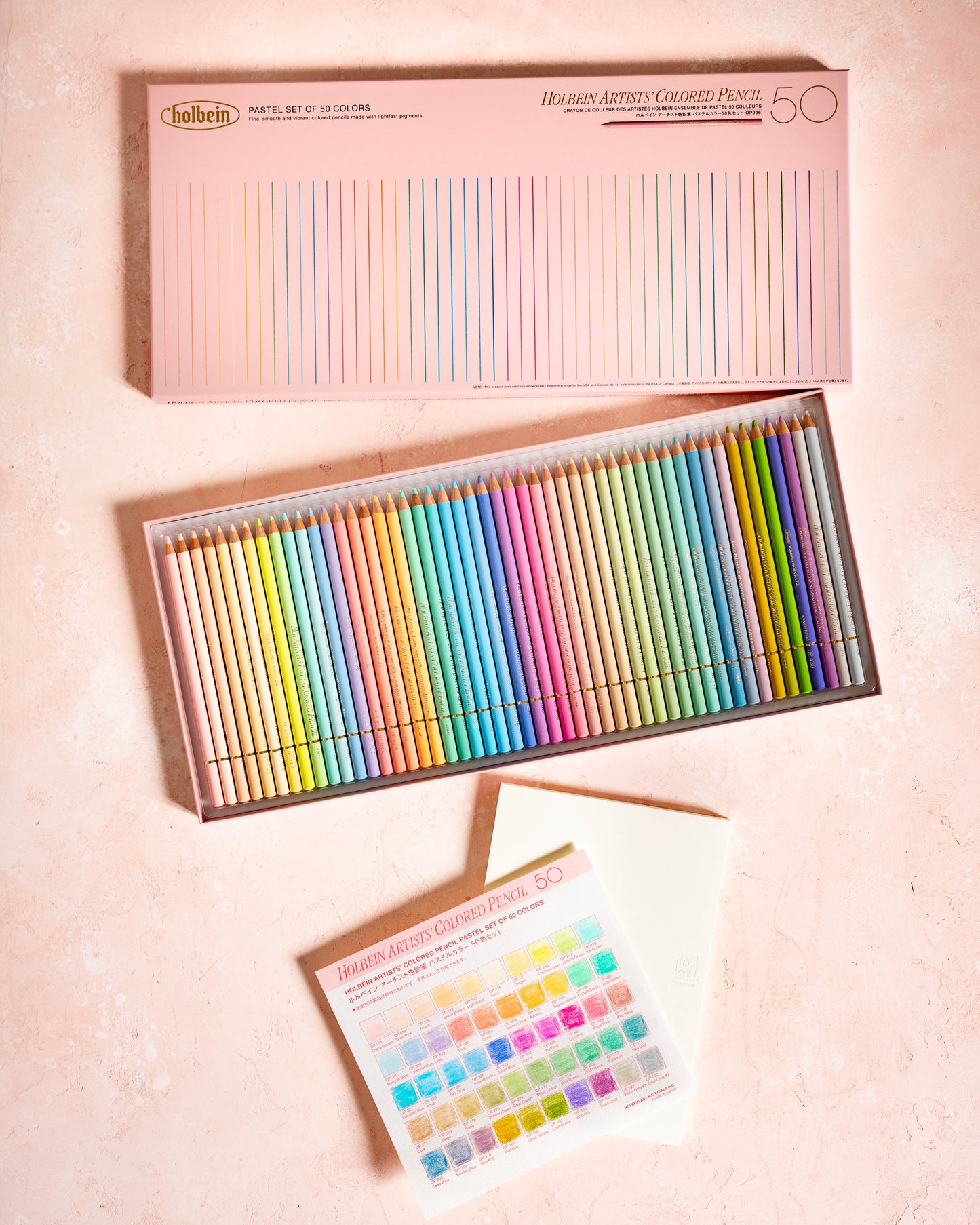 Holbein Pastel Colored Pencils (Copy) Set of 50