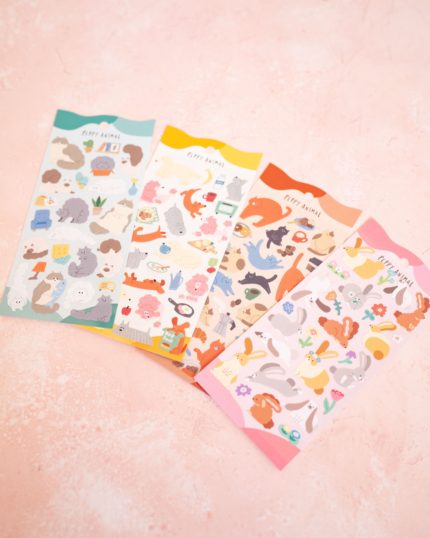 Stickers Peppy Animals Lapins Mindwave
