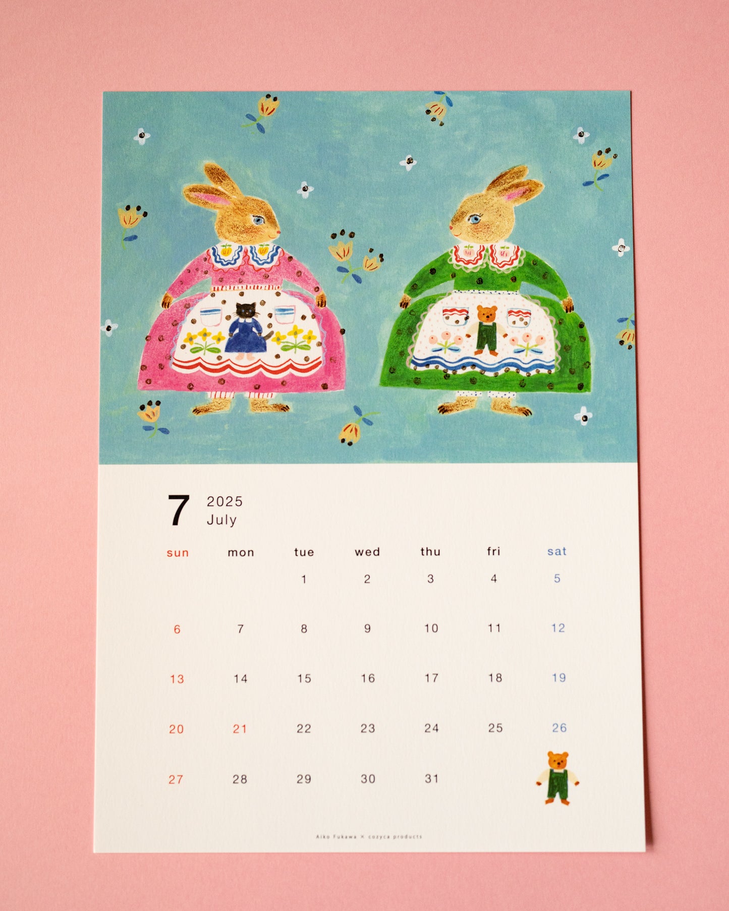 2025 Calendar Aiko Fukawa