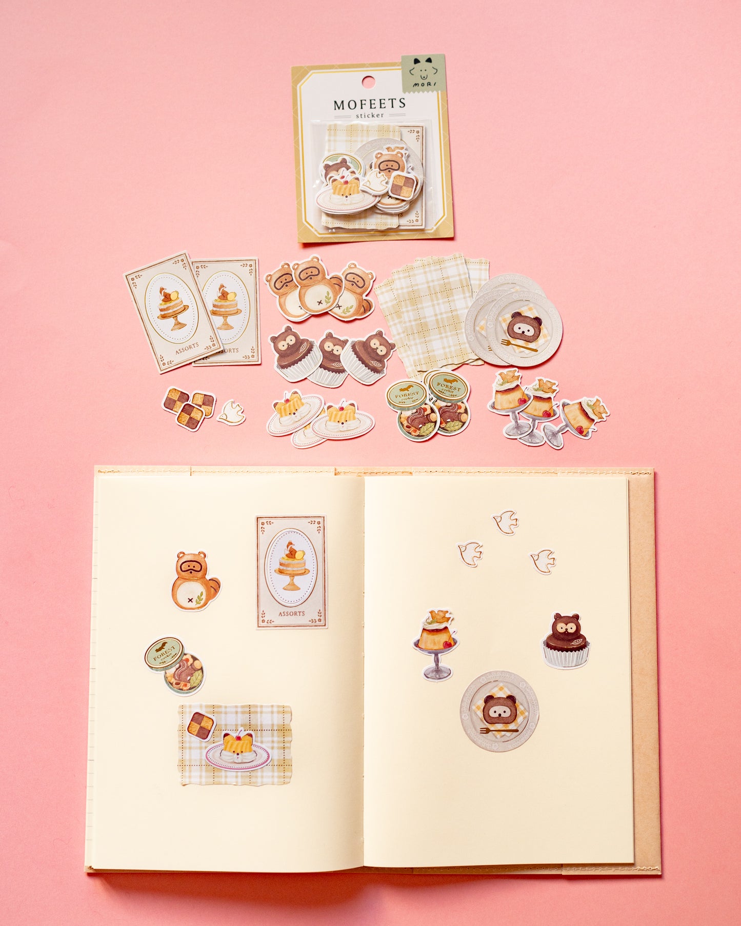 Mofeets Forest Treats Flakes Stickers