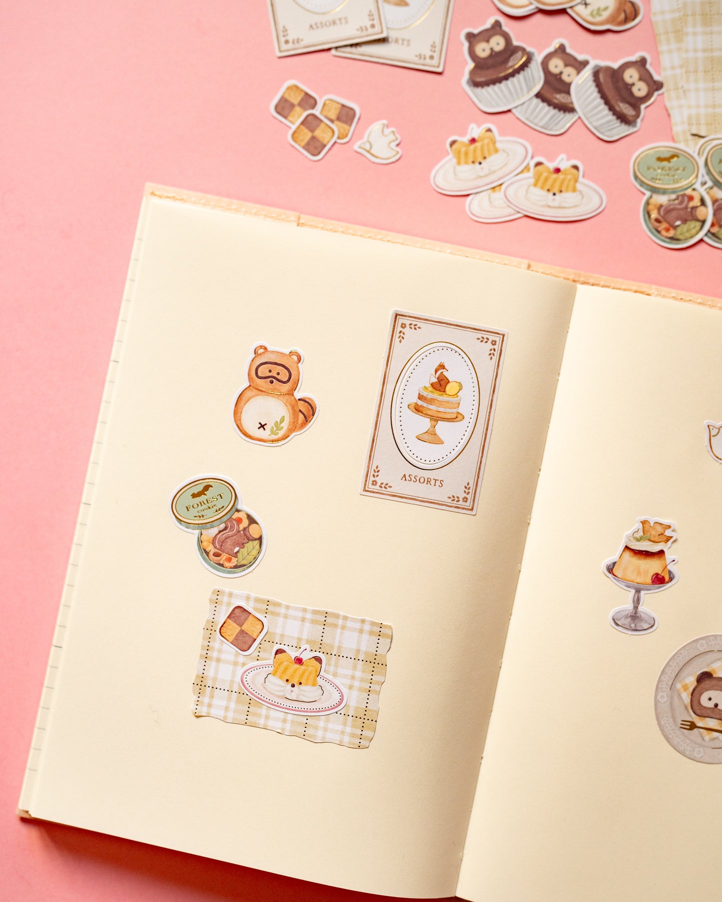 Mofeets Forest Treats Flakes Stickers