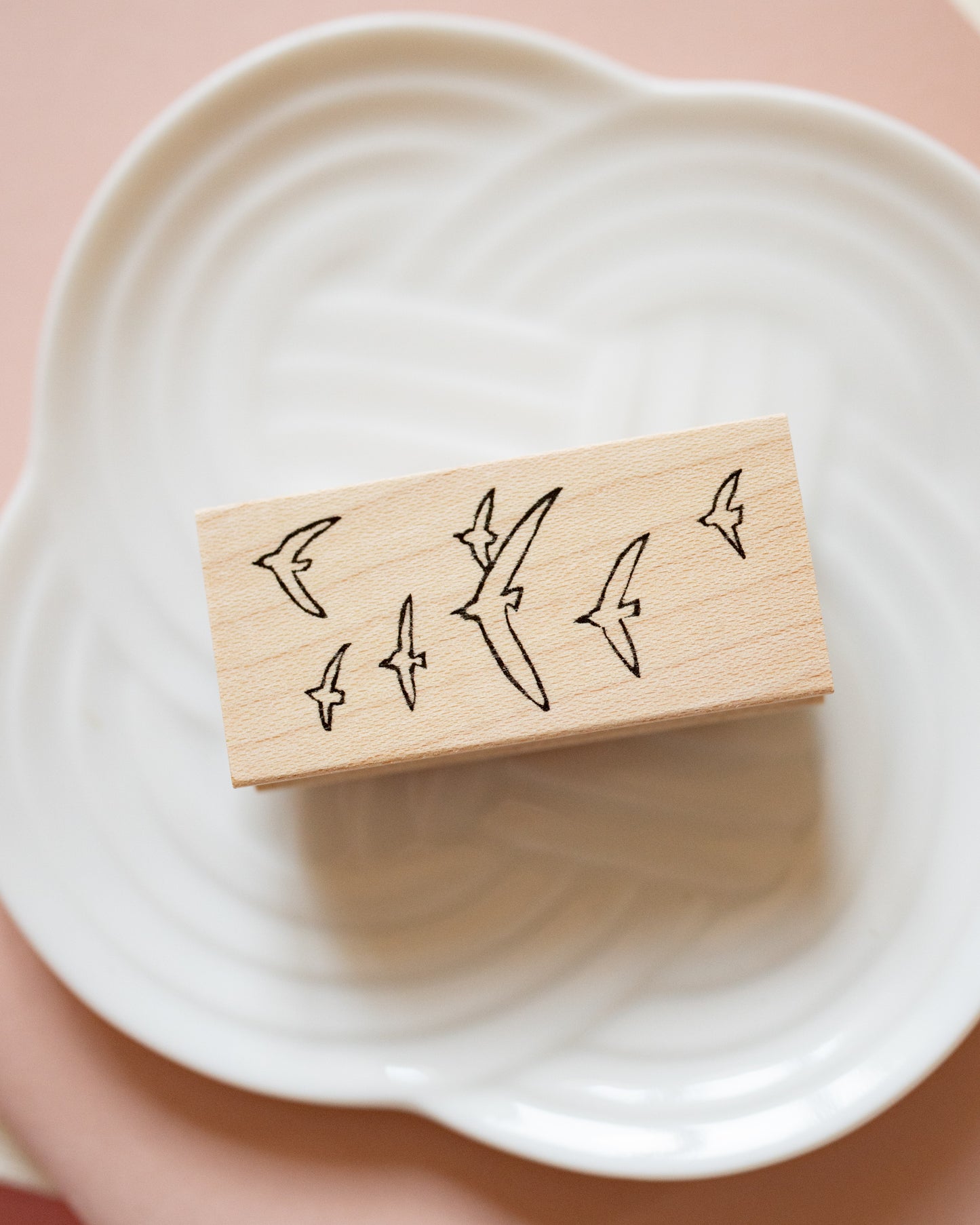Flock of Birds Hankodori stamp