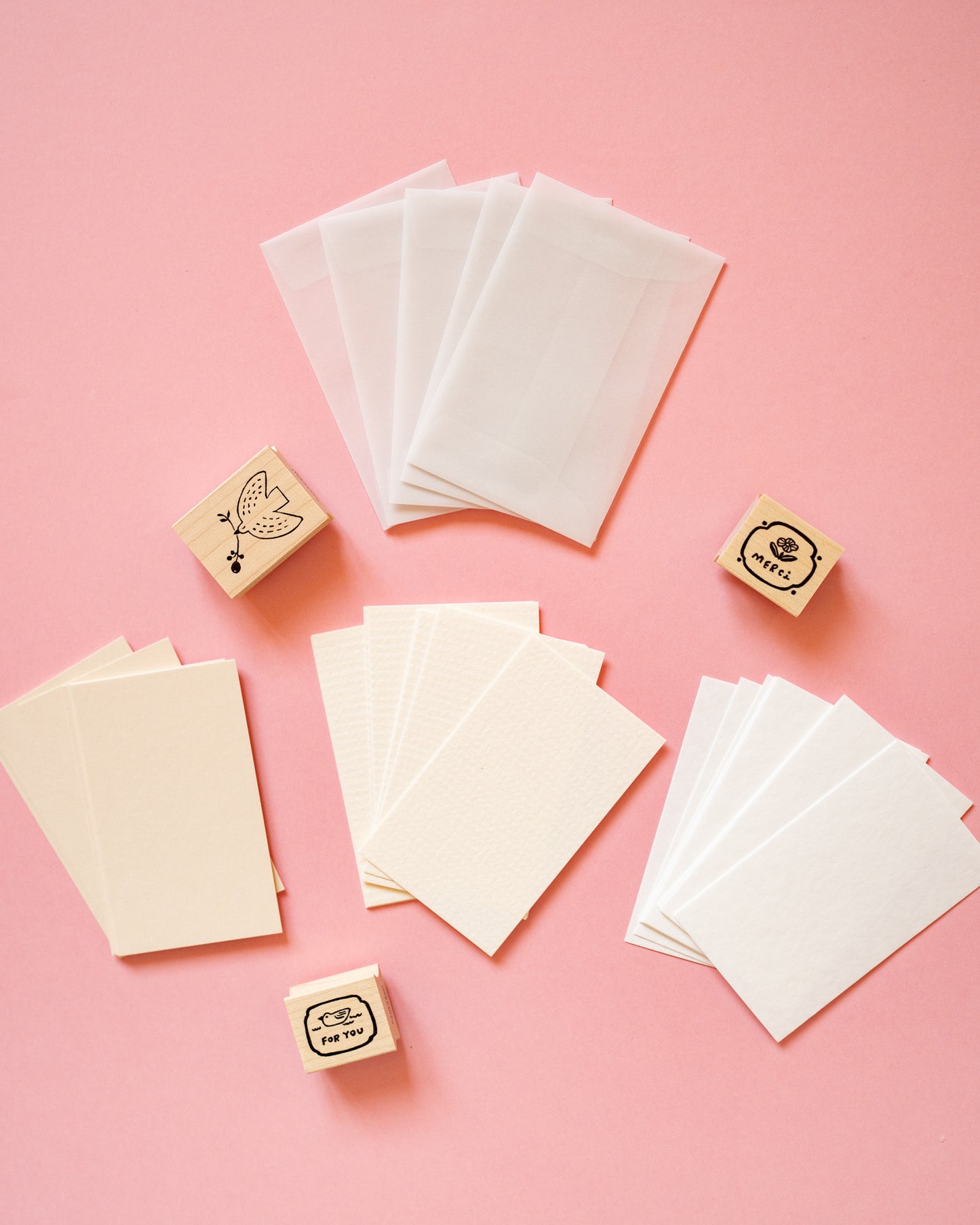 Set of 30 Blank Japanese Paper Cards with Envelopes - Ideal for Personalized Cards